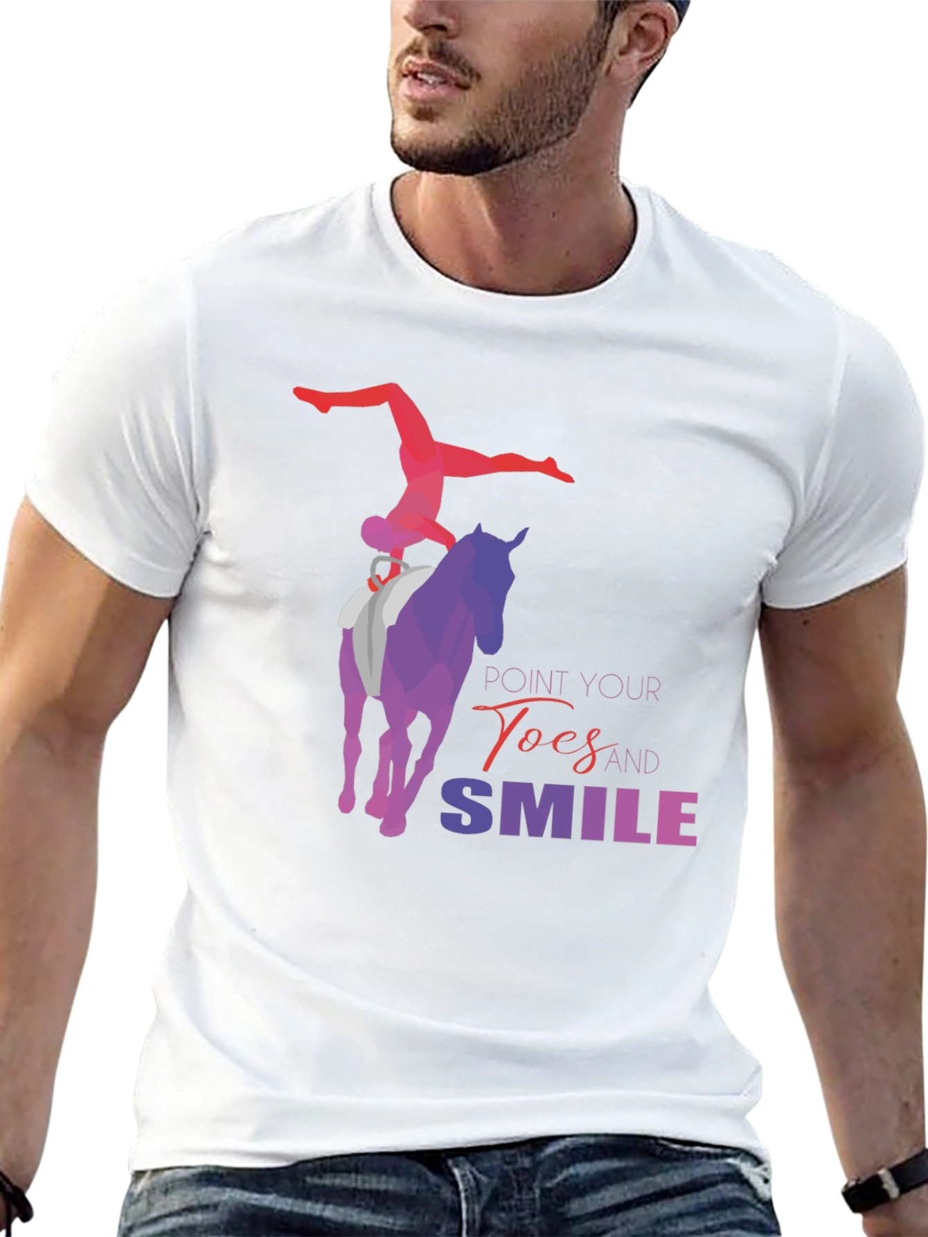Equestrian Vaulting Graphic T-Shirt