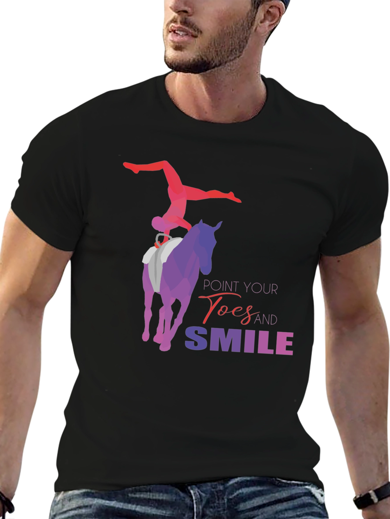 Equestrian Vaulting Graphic T-Shirt