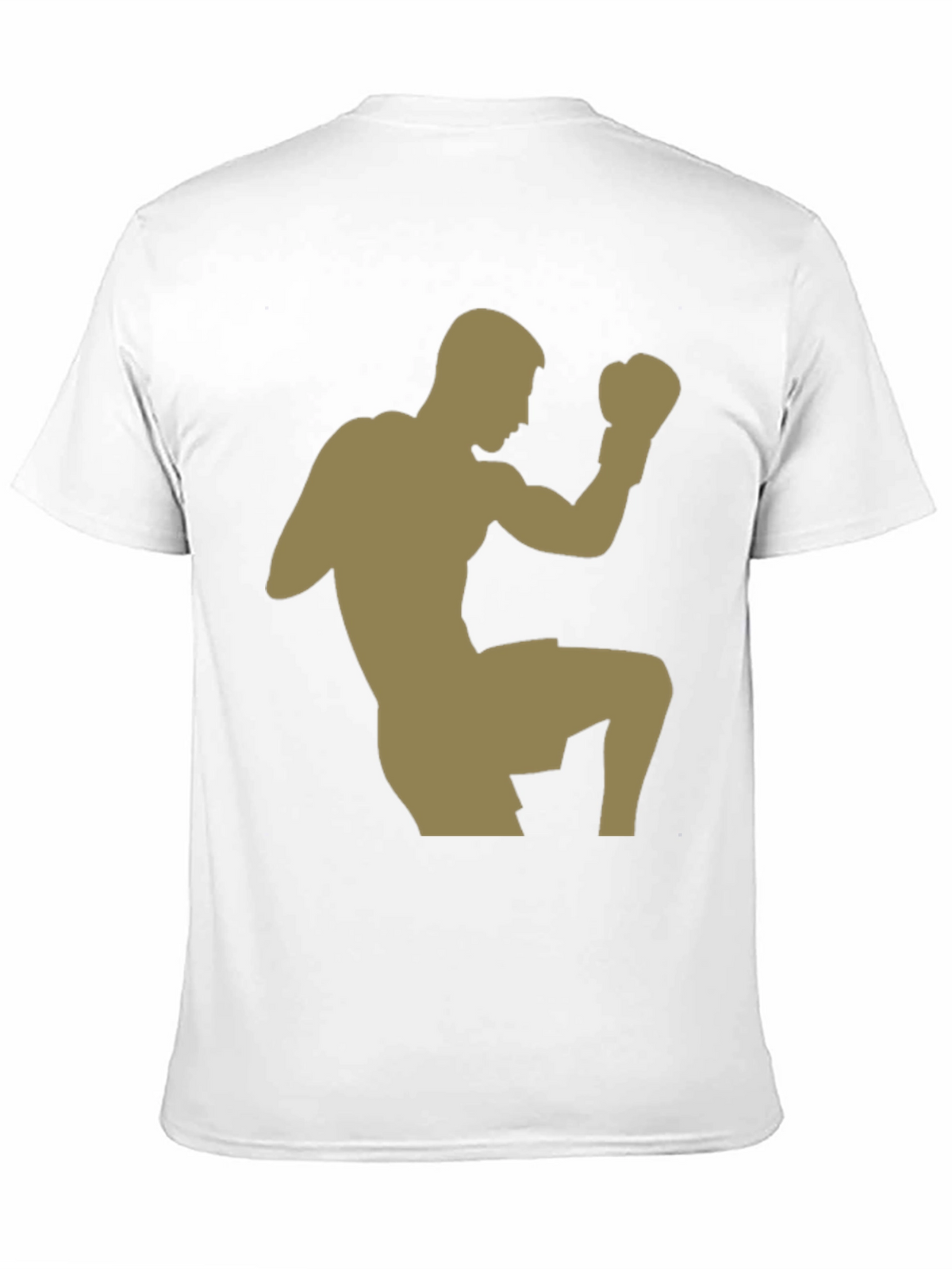 Martial Artist Graphic Tee - Black Cotton Blend