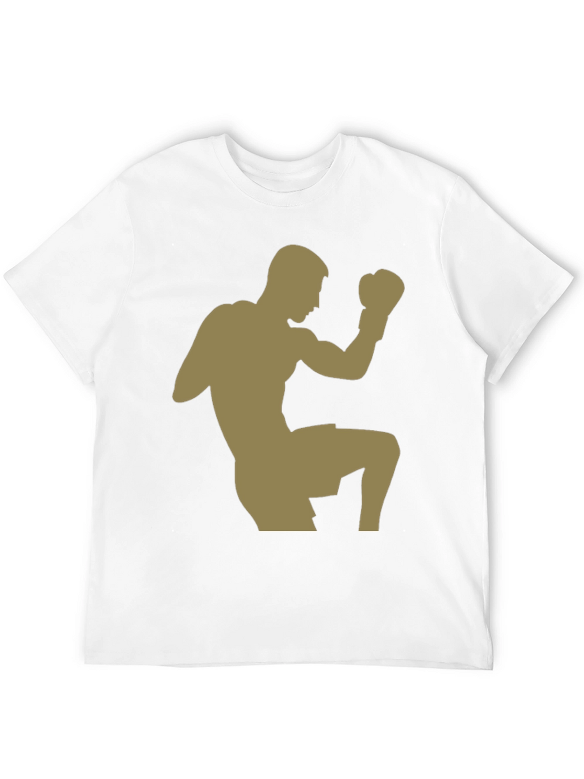Martial Artist Graphic Tee - Black Cotton Blend