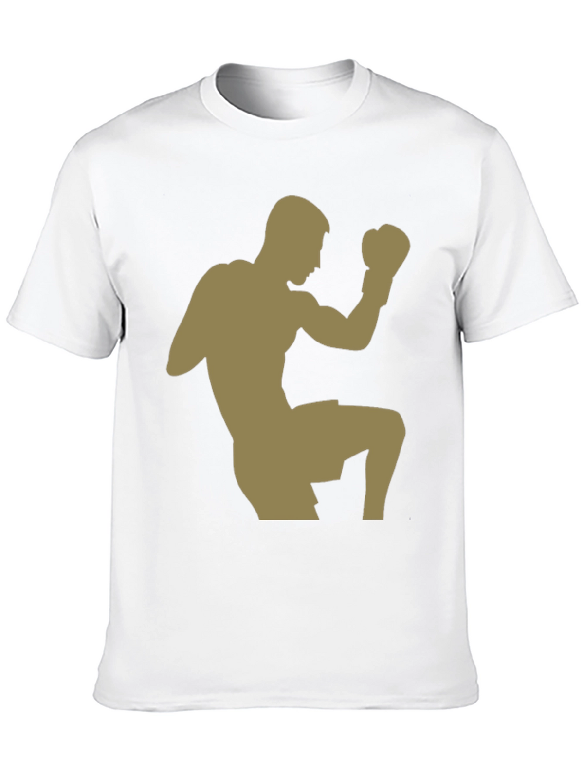Martial Artist Graphic Tee - Black Cotton Blend