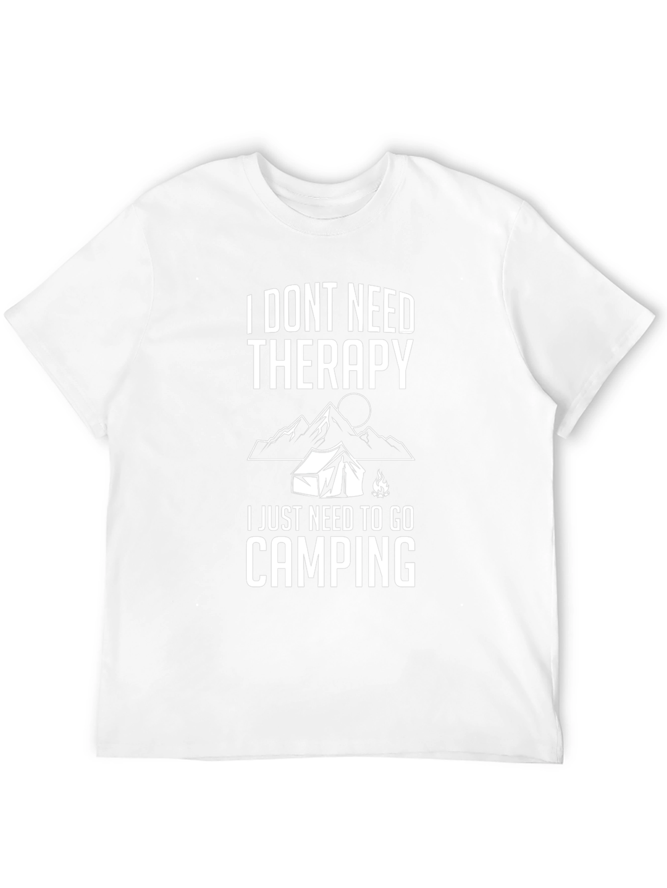 Camping Therapy T-Shirt - Black