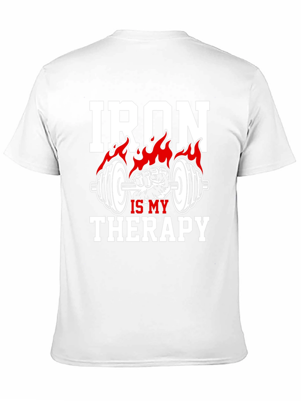 Iron Is My Therapy T-Shirt - Gym Motivation