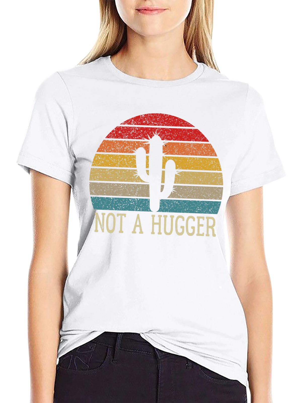 Not a Hugger Cactus Graphic Tee