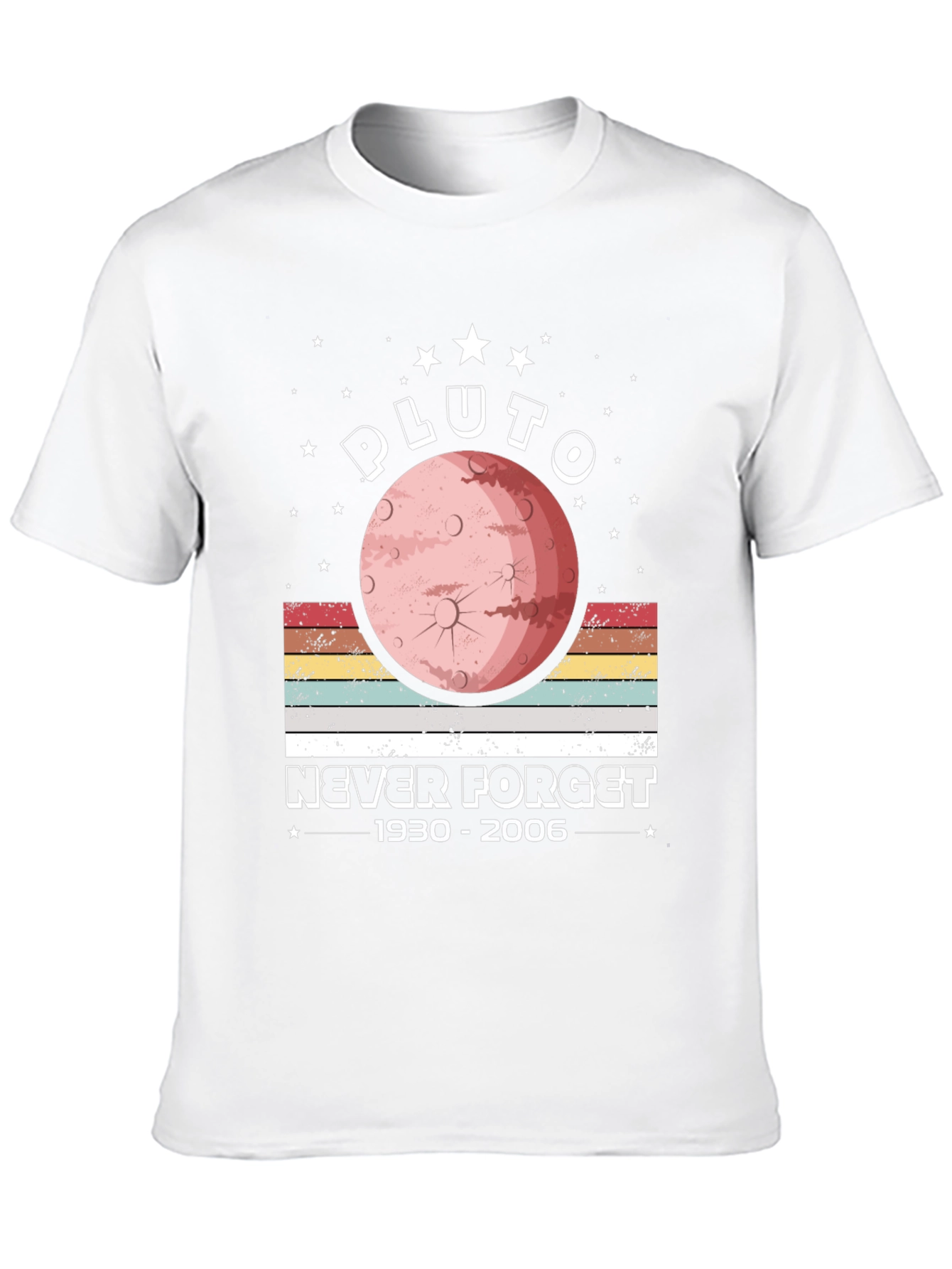 Pluto Never Forget Memorial Graphic Tee