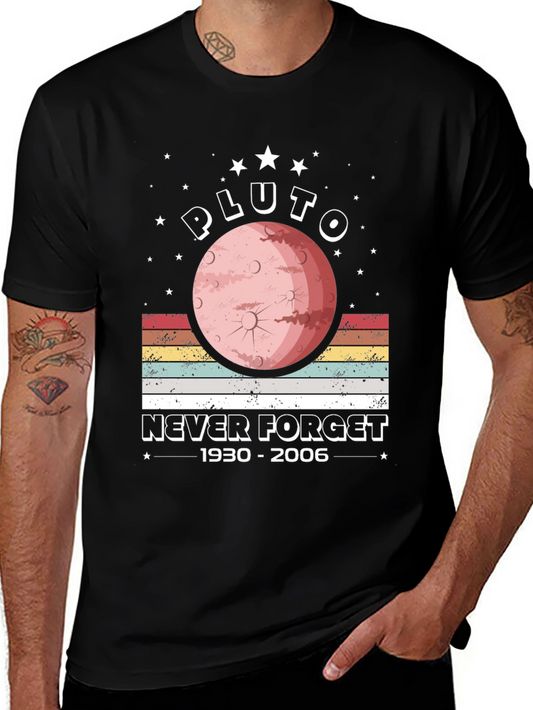 Pluto Never Forget Memorial Graphic Tee