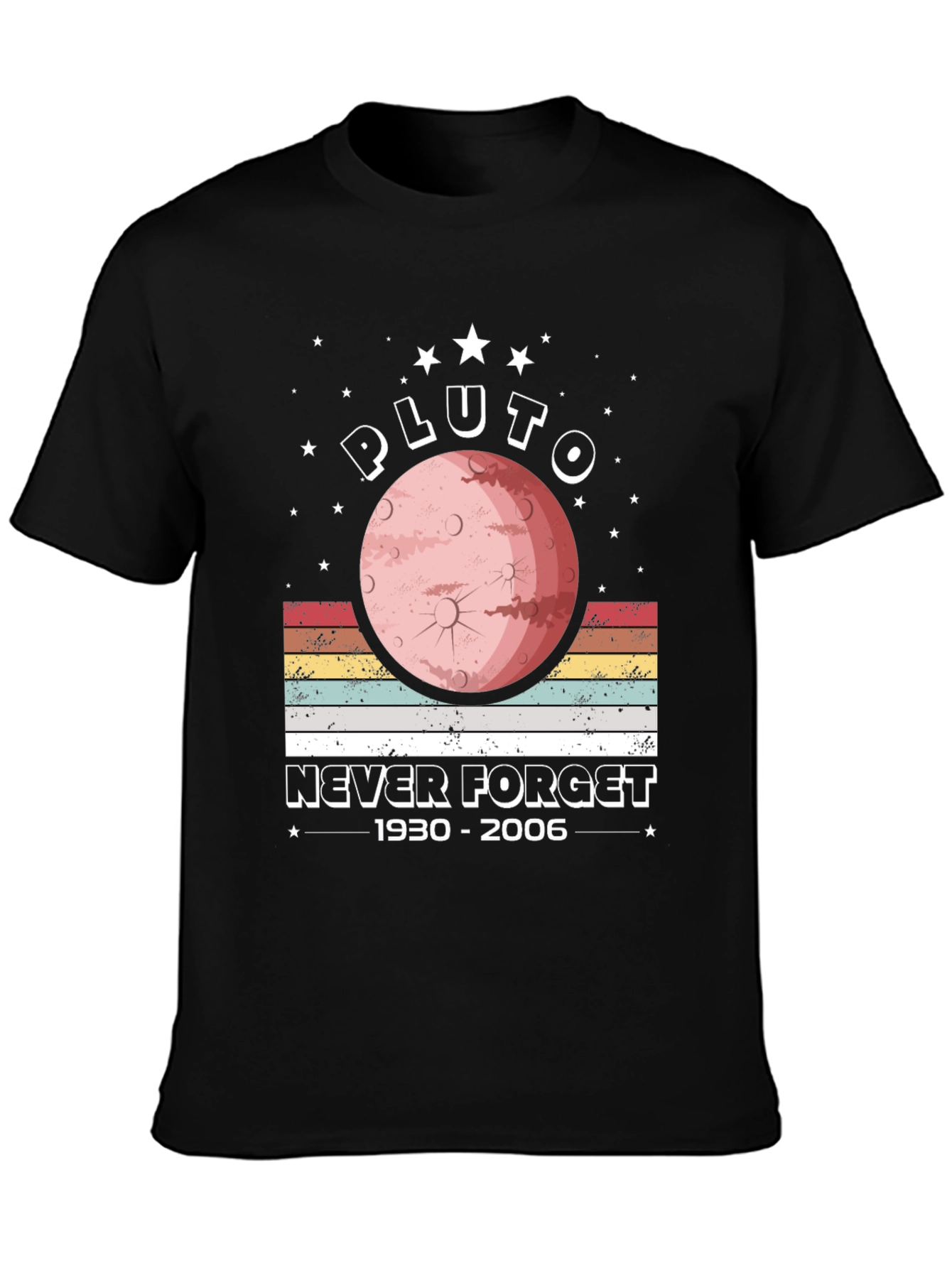 Pluto Never Forget Memorial Graphic Tee