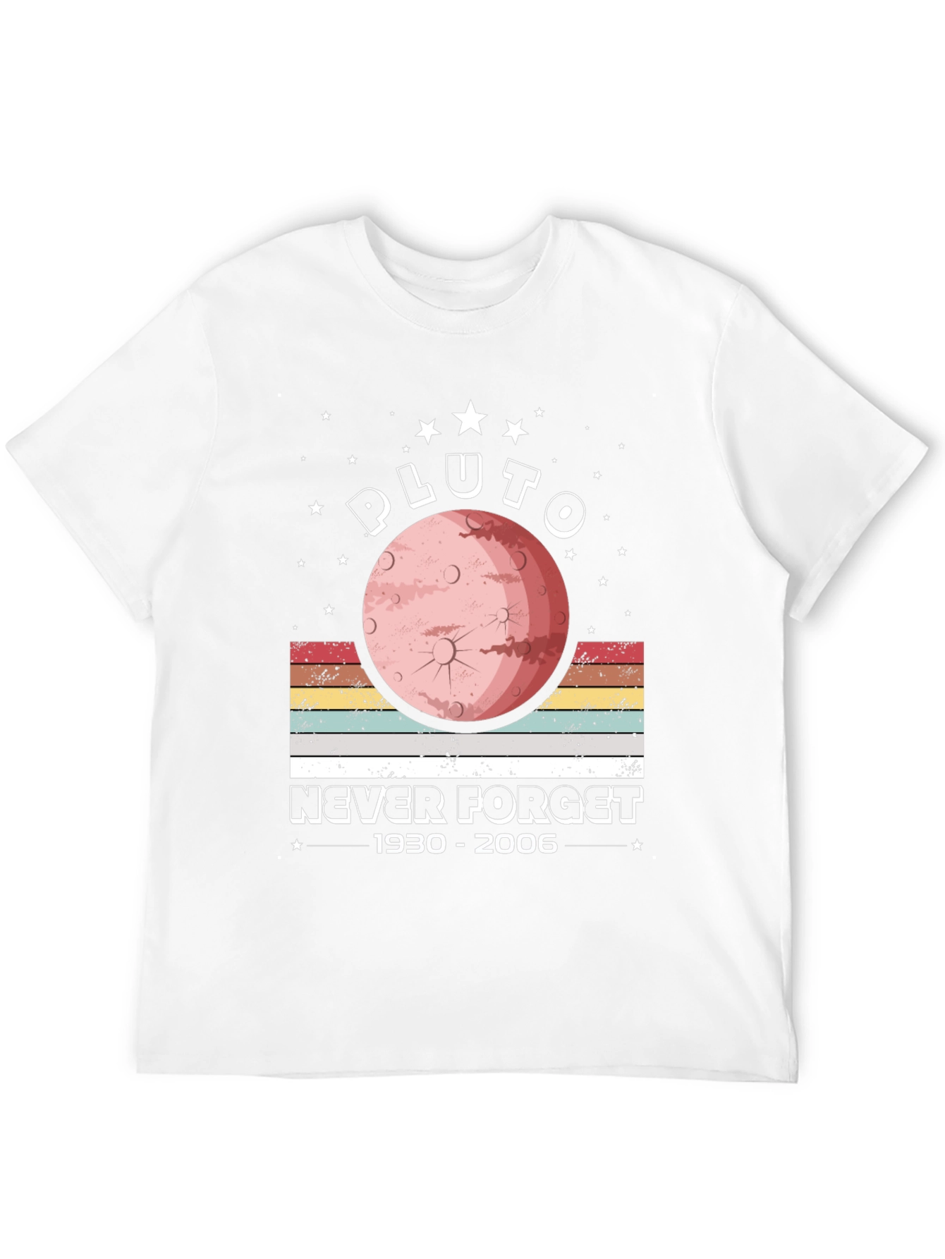 Pluto Never Forget Memorial Graphic Tee