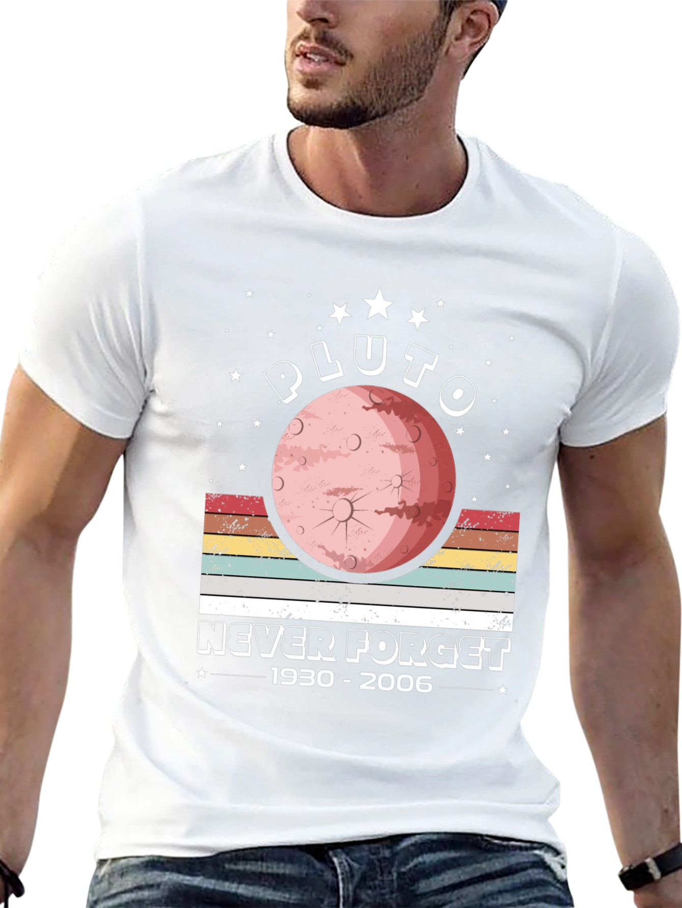 Pluto Never Forget Memorial Graphic Tee