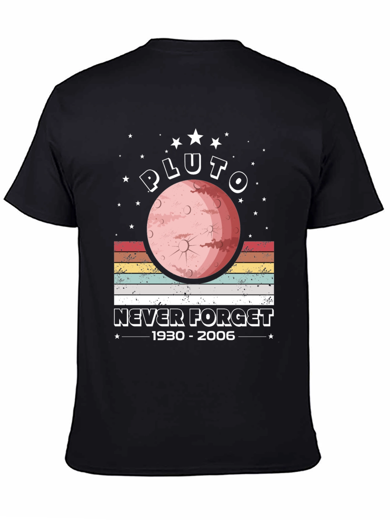 Pluto Never Forget Memorial Graphic Tee