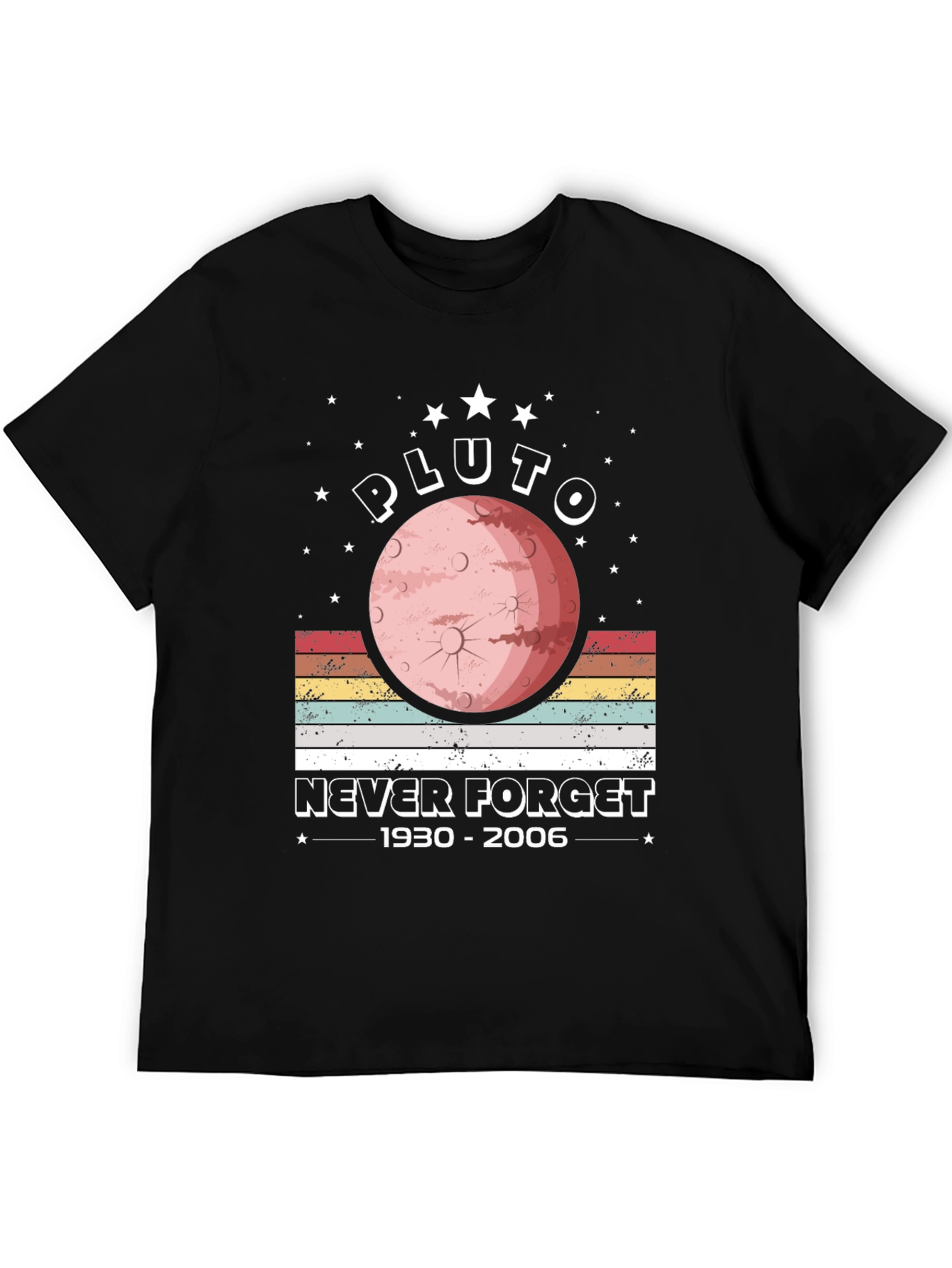 Pluto Never Forget Memorial Graphic Tee