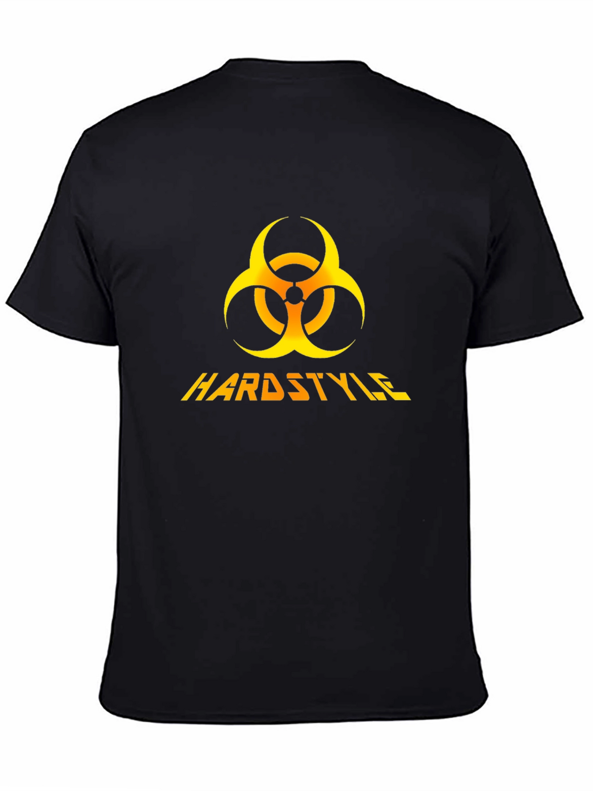 Hardstyle Biohazard Symbol Black Graphic Tee