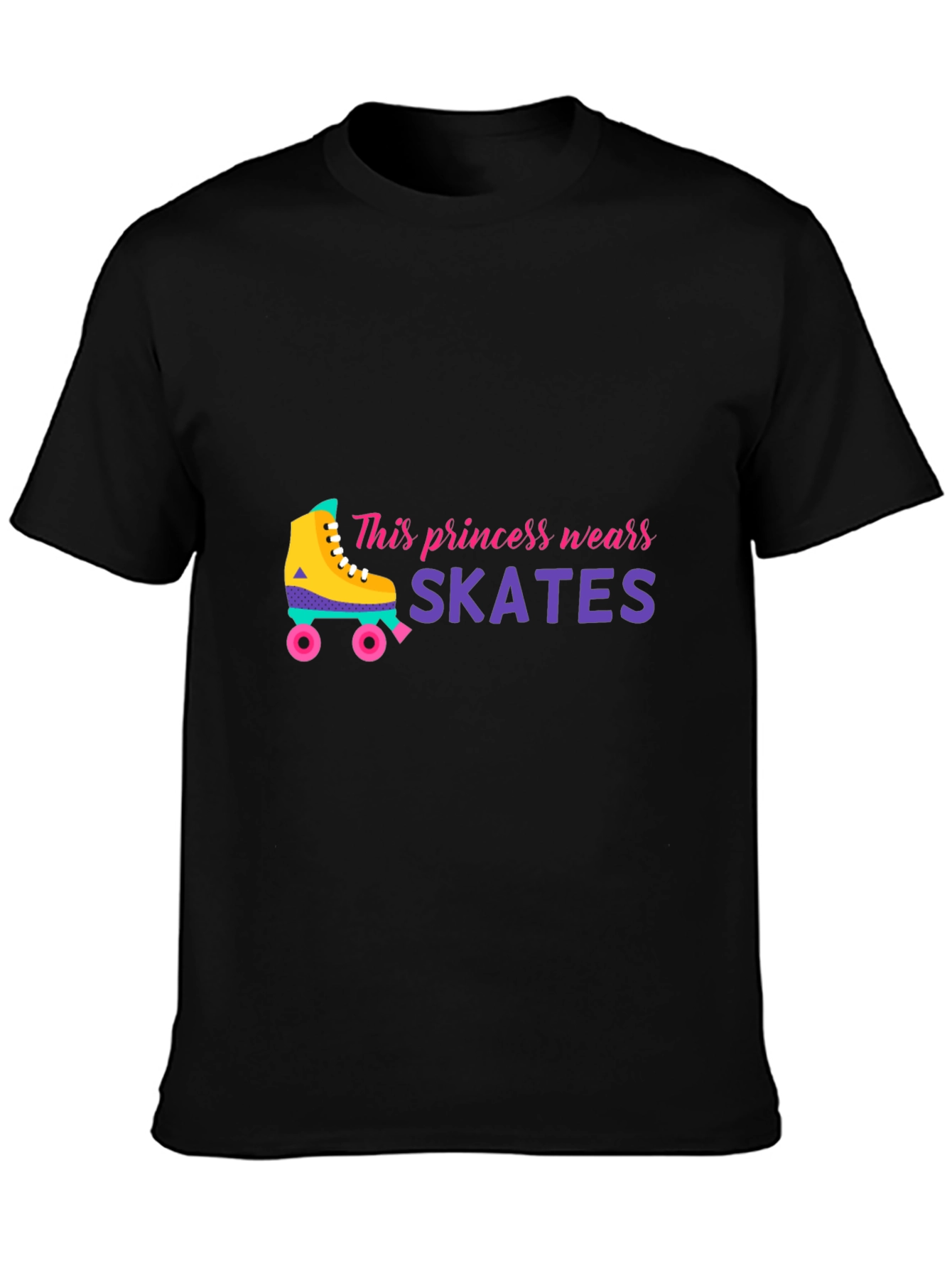 Princess Skates Graphic Tee - Roller Derby Fashion
