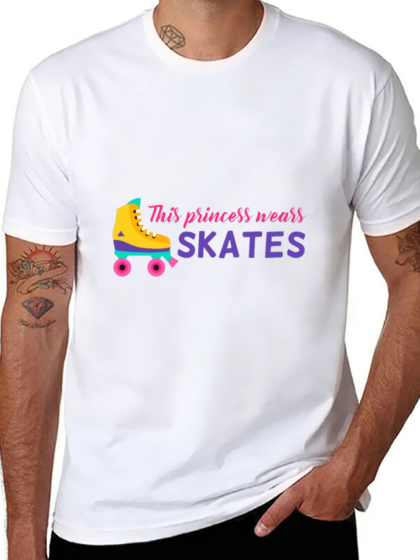 Princess Skates Graphic Tee - Roller Derby Fashion