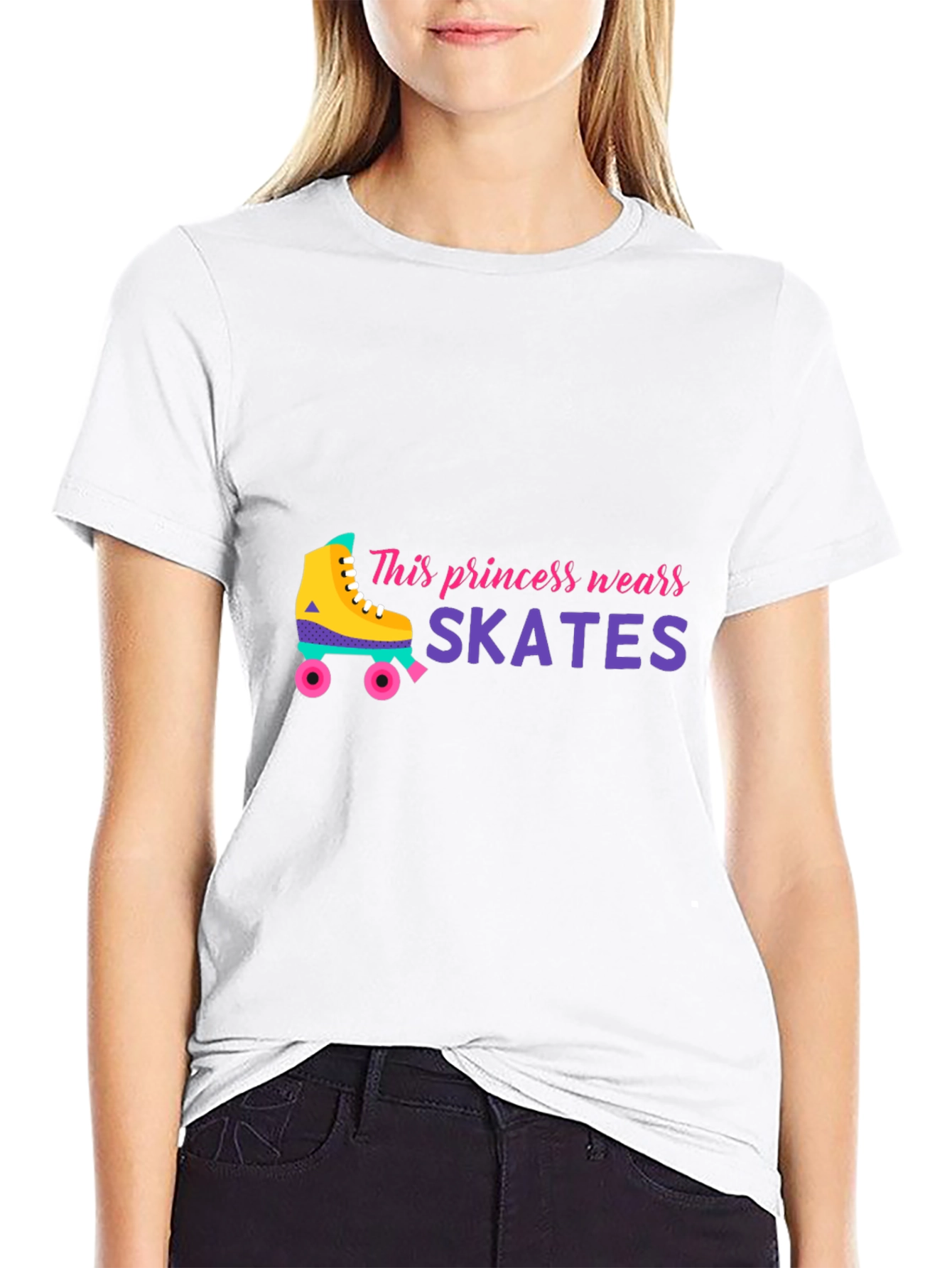 Princess Skates Graphic Tee - Roller Derby Fashion