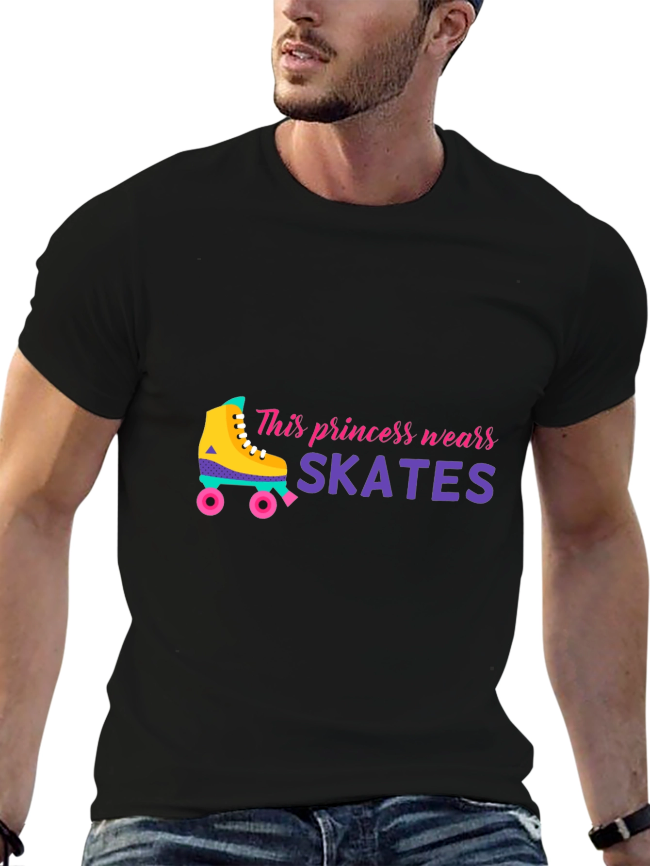 Princess Skates Graphic Tee - Roller Derby Fashion