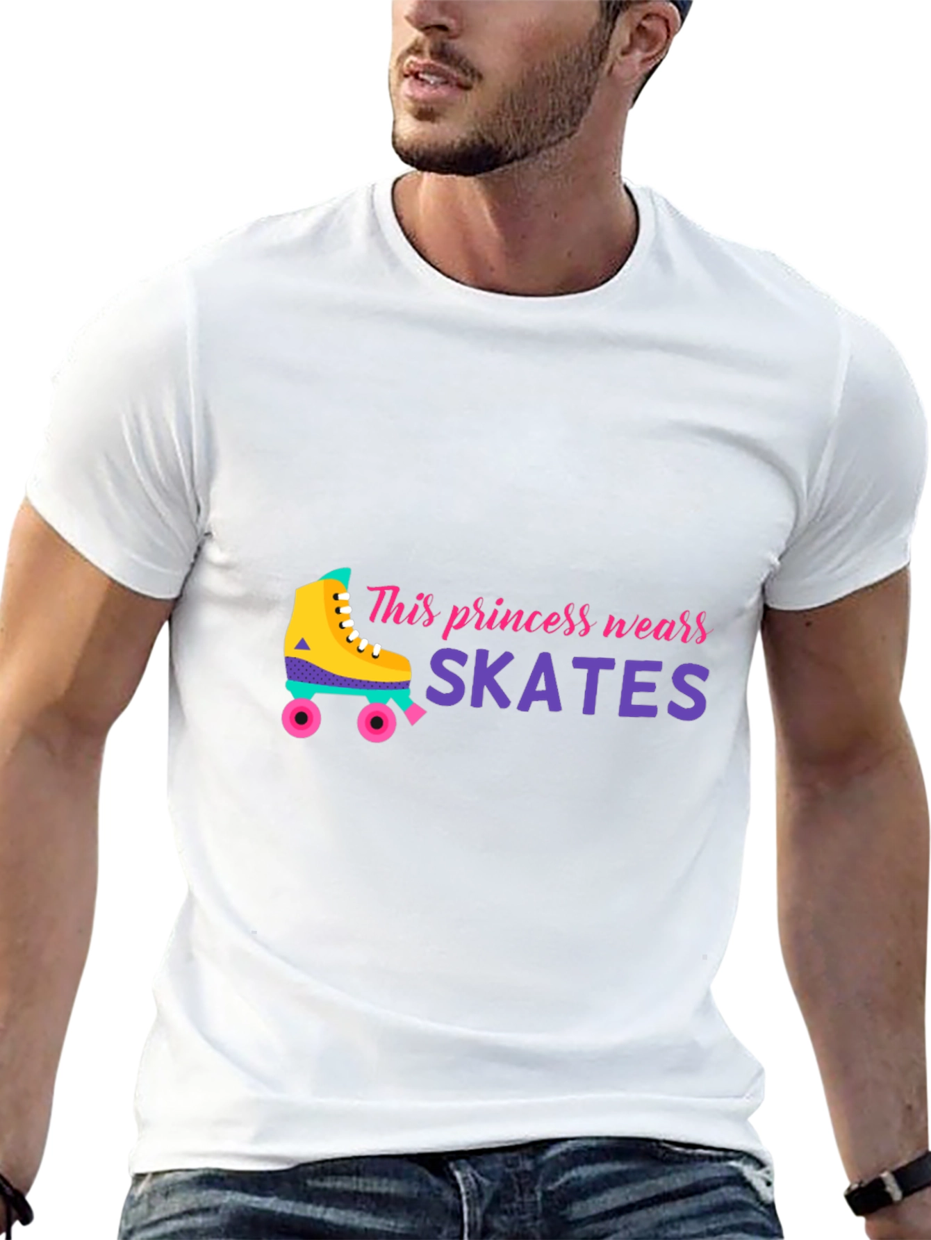 Princess Skates Graphic Tee - Roller Derby Fashion