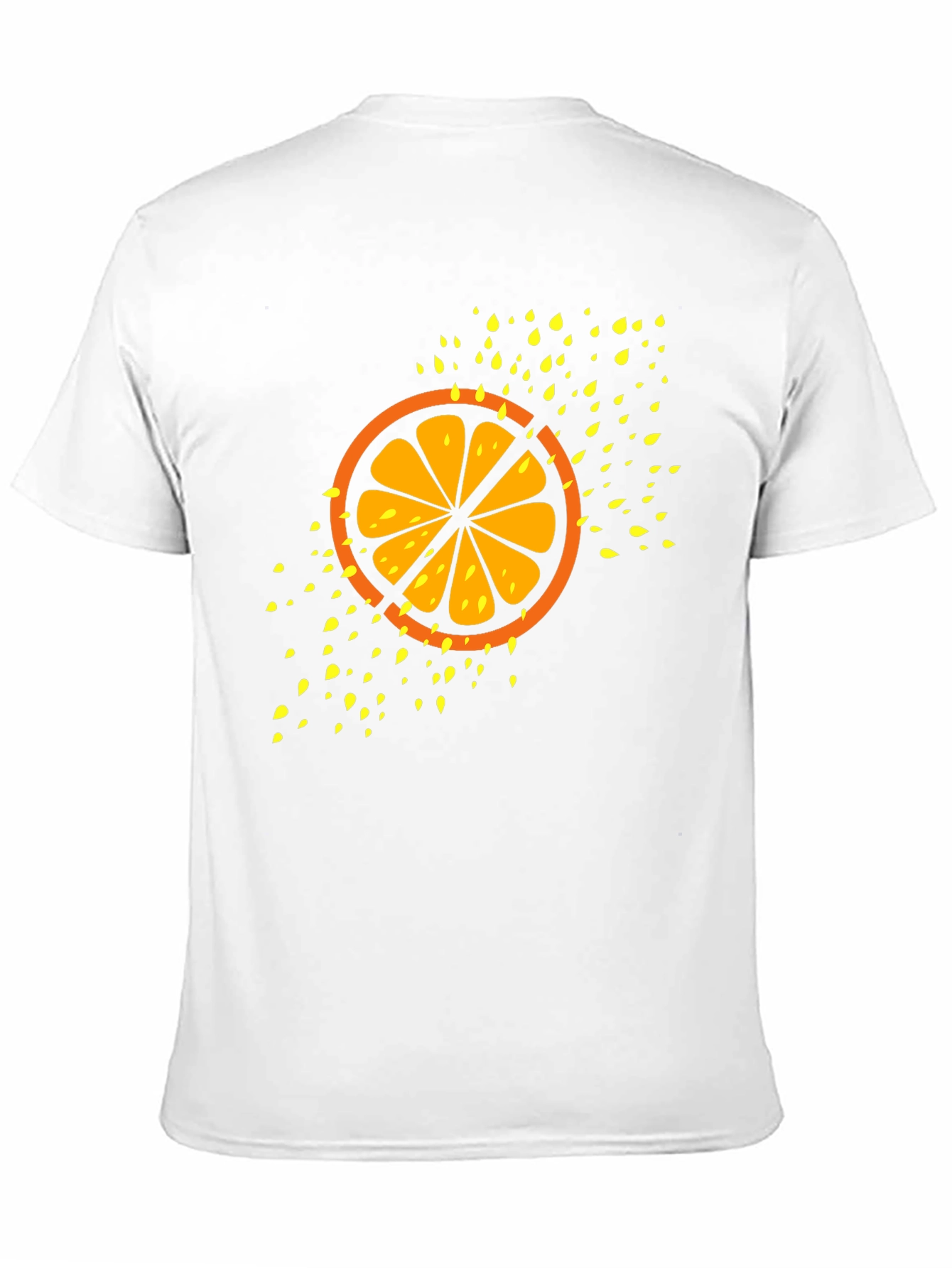 Citrus Slice Graphic Tee - Cool Fruit Design
