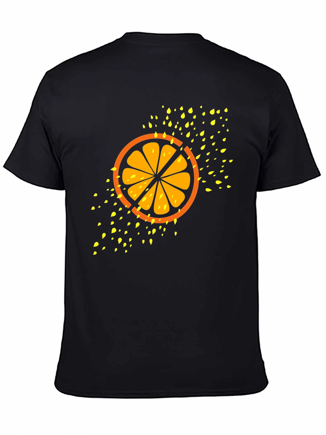 Citrus Slice Graphic Tee - Cool Fruit Design