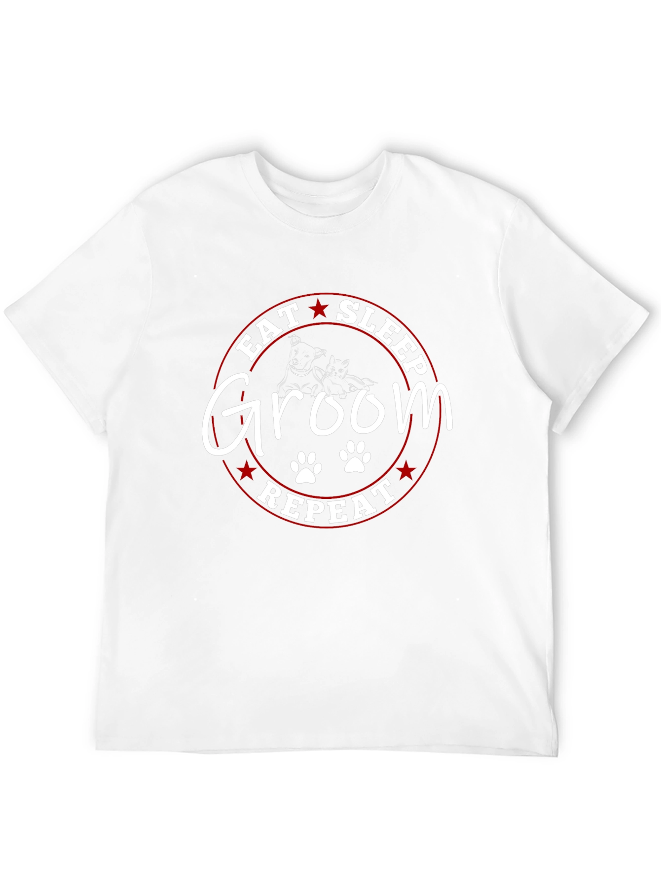 Eat Sleep Groom Repeat T-Shirt