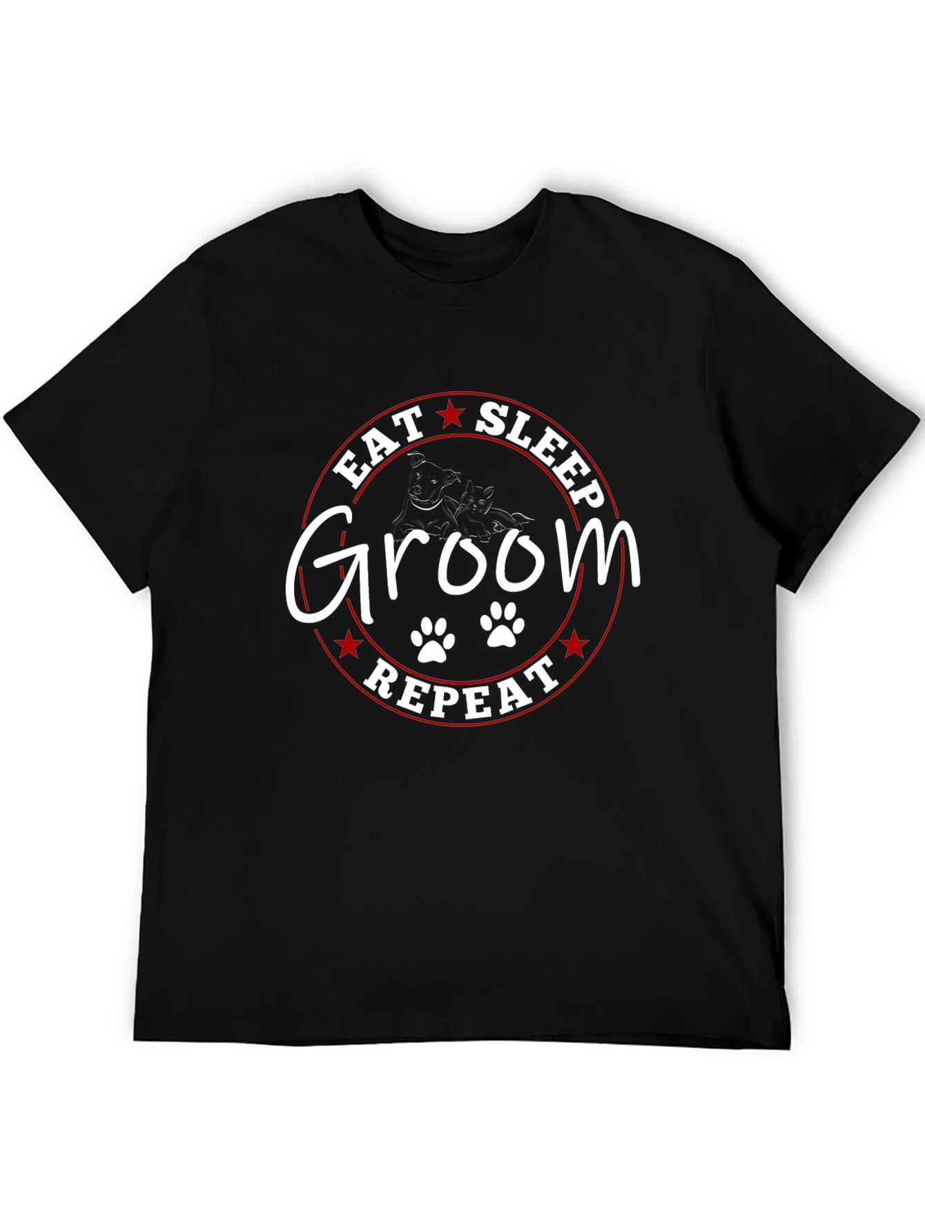 Eat Sleep Groom Repeat T-Shirt