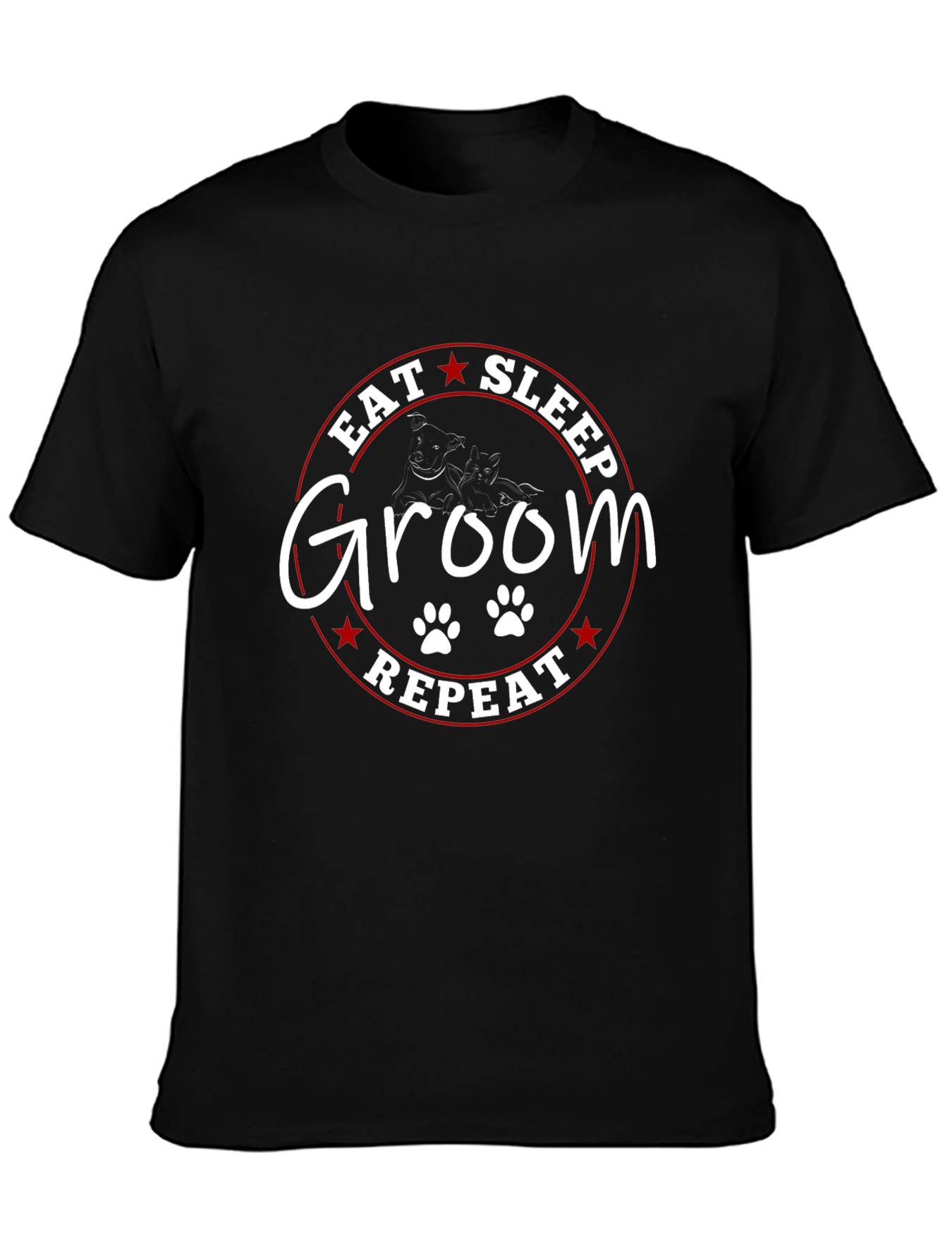 Eat Sleep Groom Repeat T-Shirt