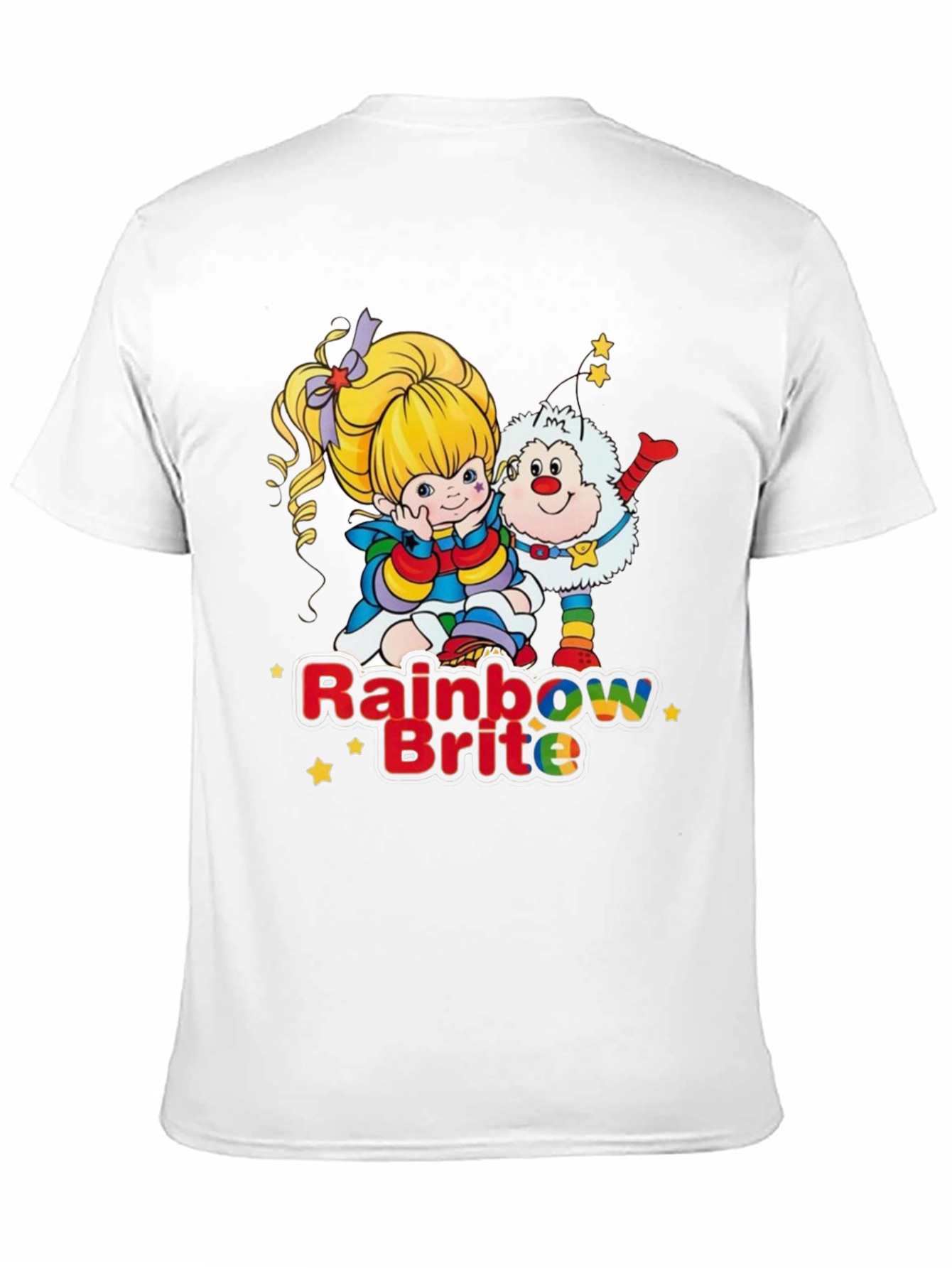 Rainbow Brite Graphic Tee - Nostalgic 80s Cartoon Shirt