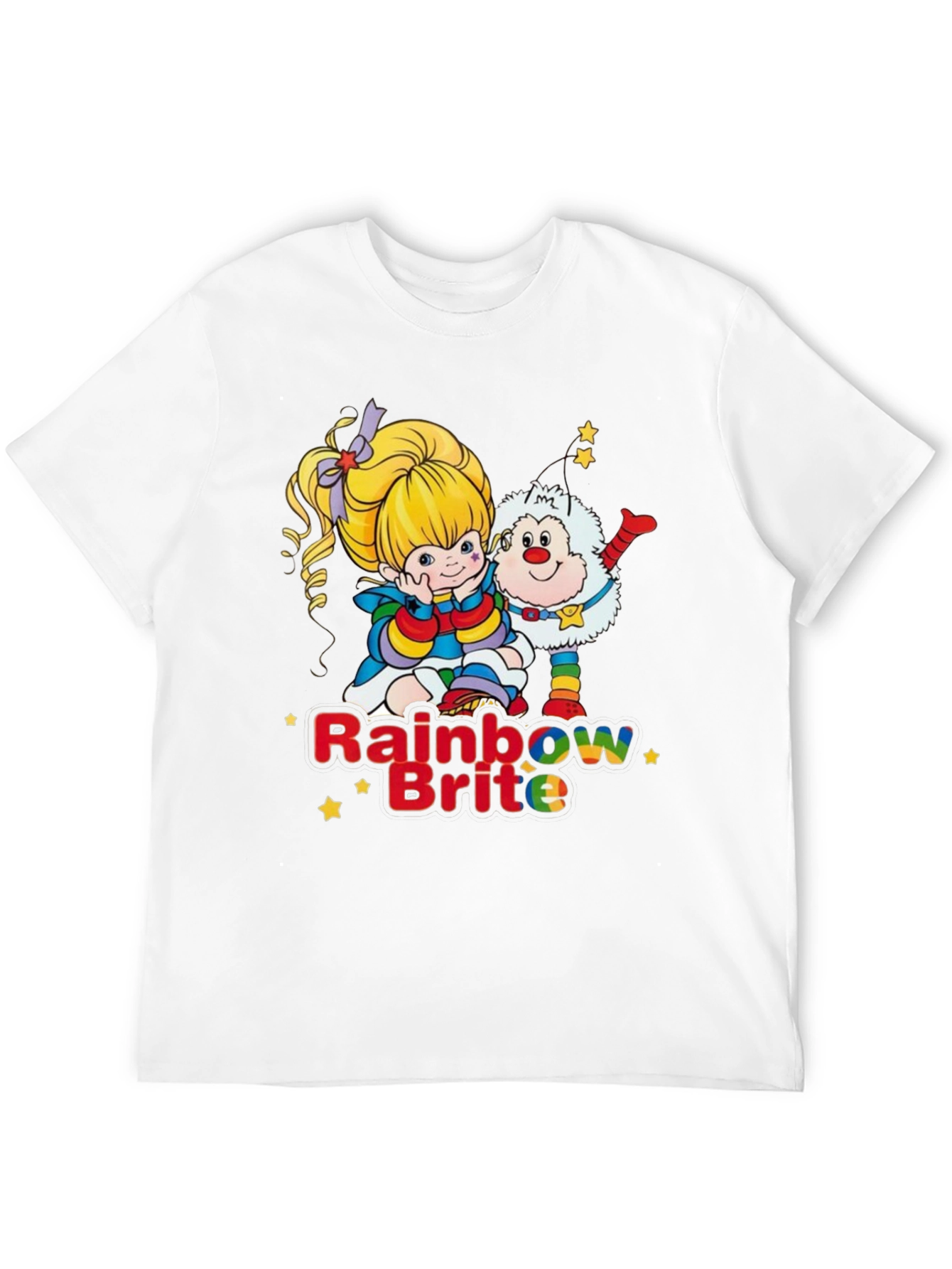 Rainbow Brite Graphic Tee - Nostalgic 80s Cartoon Shirt
