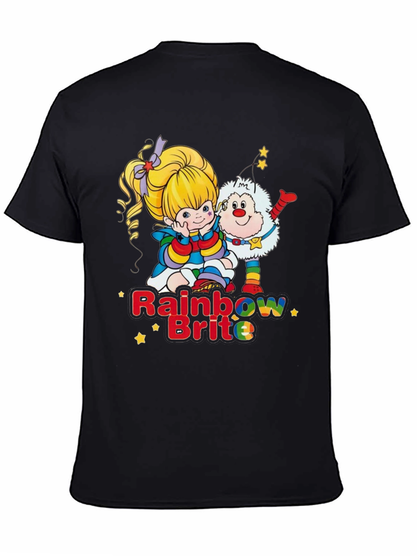 Rainbow Brite Graphic Tee - Nostalgic 80s Cartoon Shirt