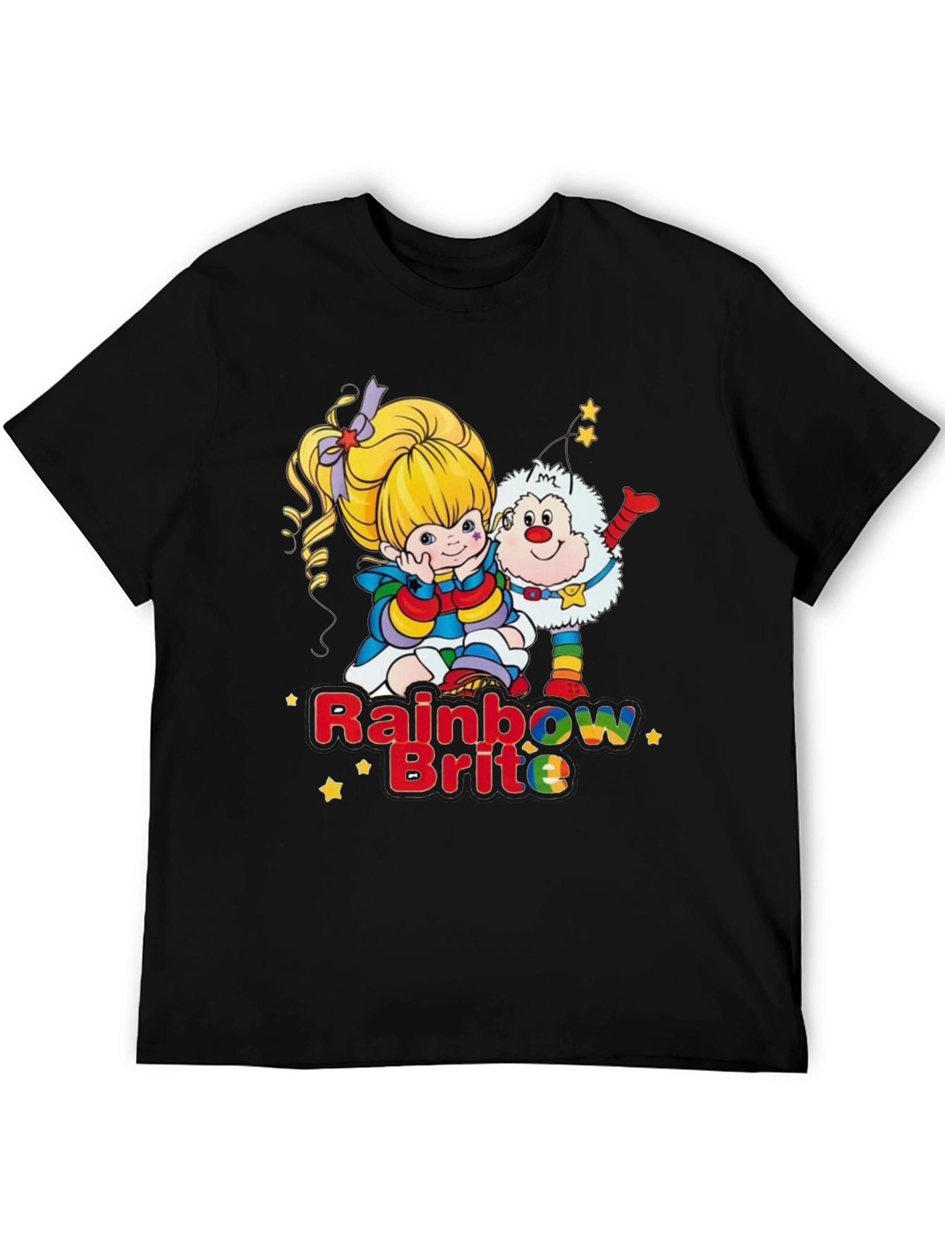 Rainbow Brite Graphic Tee - Nostalgic 80s Cartoon Shirt
