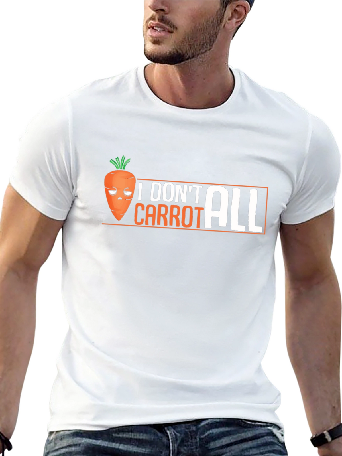 Funny I Dont Carrot All Graphic T-Shirt