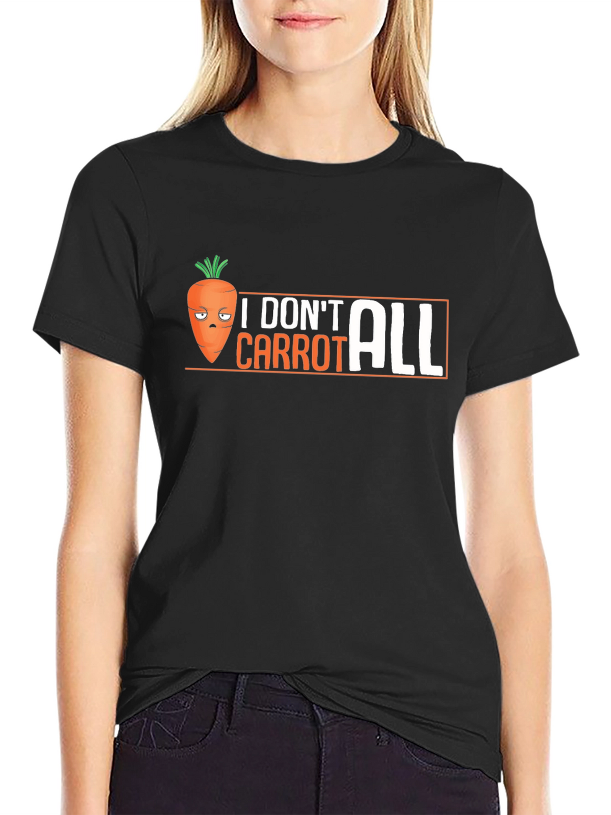 Funny I Dont Carrot All Graphic T-Shirt