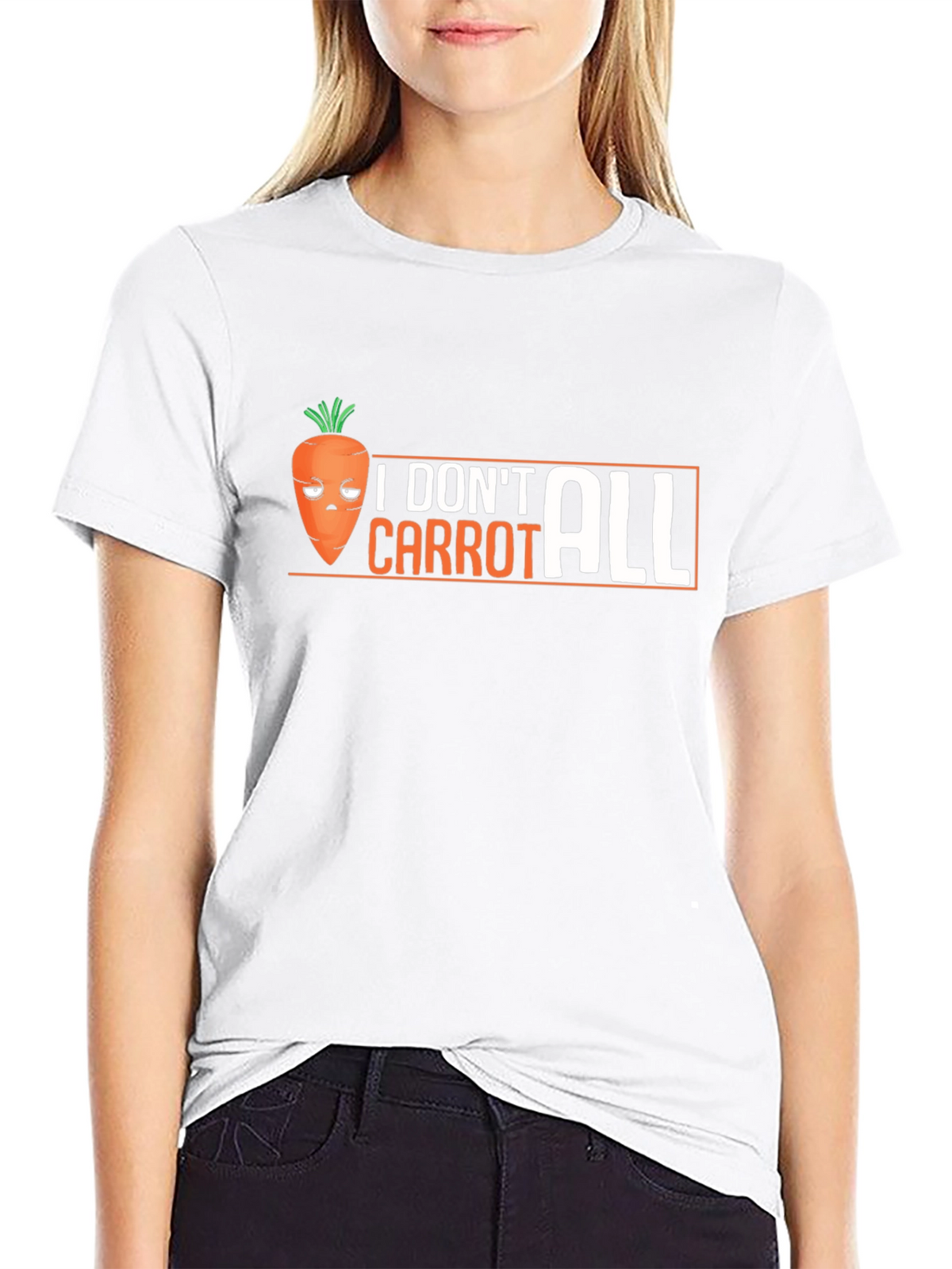 Funny I Dont Carrot All Graphic T-Shirt