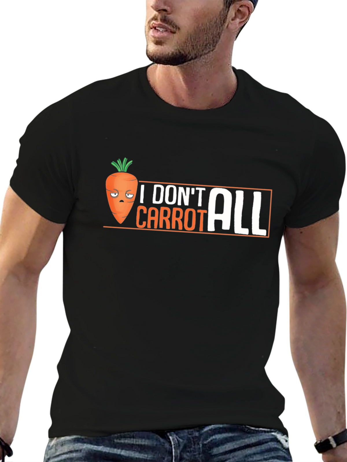 Funny I Dont Carrot All Graphic T-Shirt