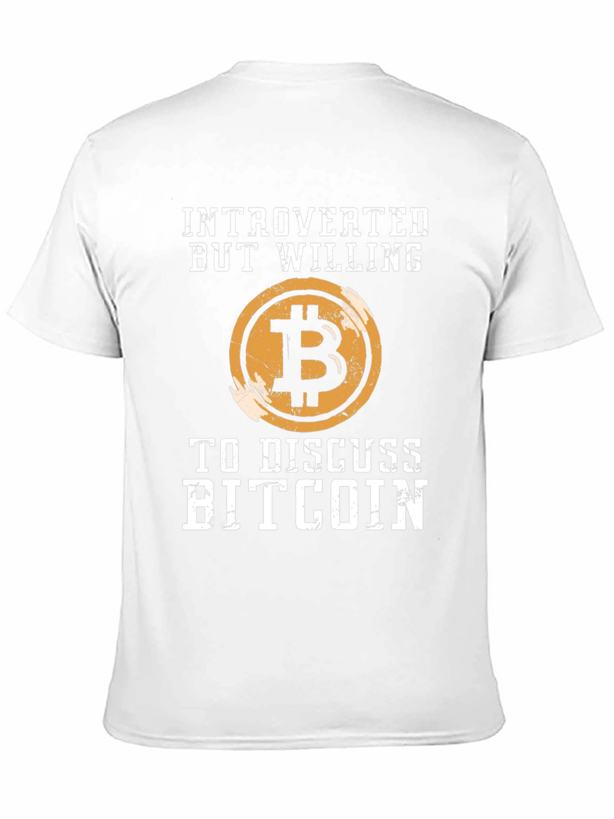 Introverted Bitcoin T-Shirt - Crypto Enthusiast Tee