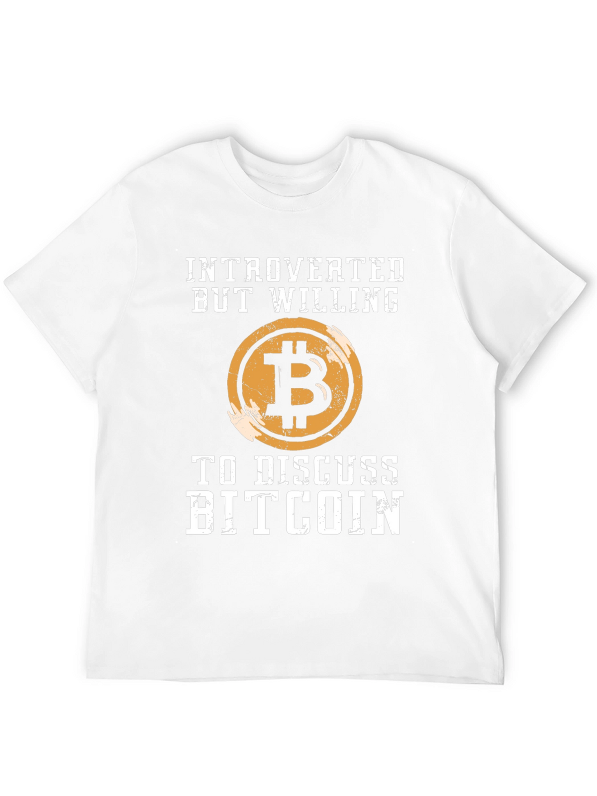 Introverted Bitcoin T-Shirt - Crypto Enthusiast Tee