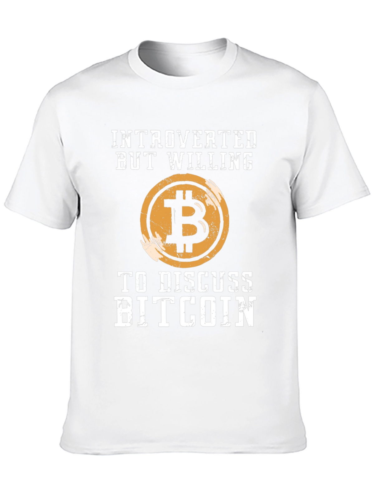 Introverted Bitcoin T-Shirt - Crypto Enthusiast Tee