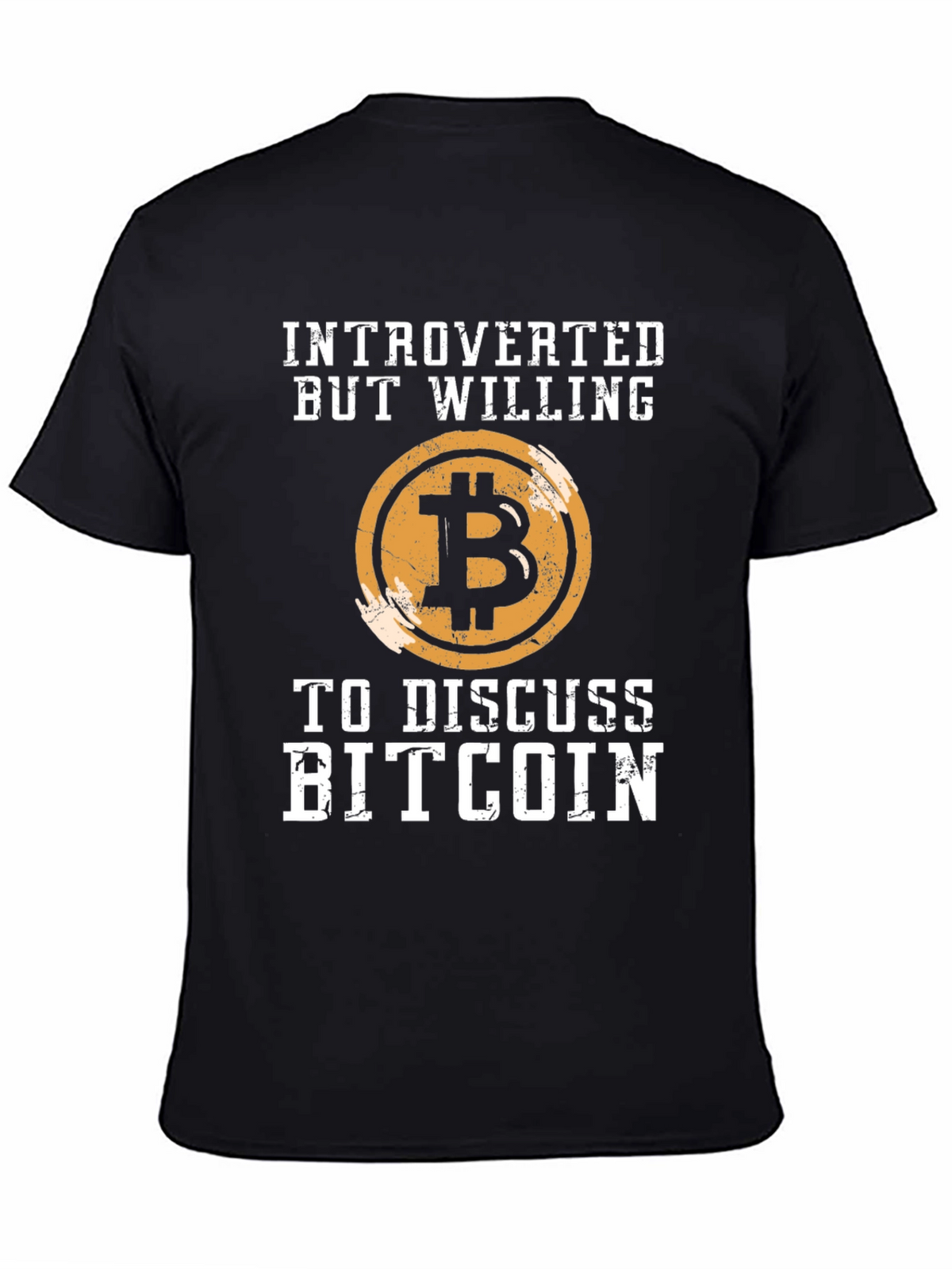 Introverted Bitcoin T-Shirt - Crypto Enthusiast Tee