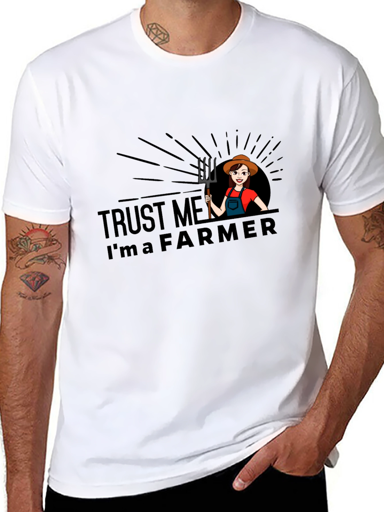 Trust Me Im a Farmer Graphic Tee