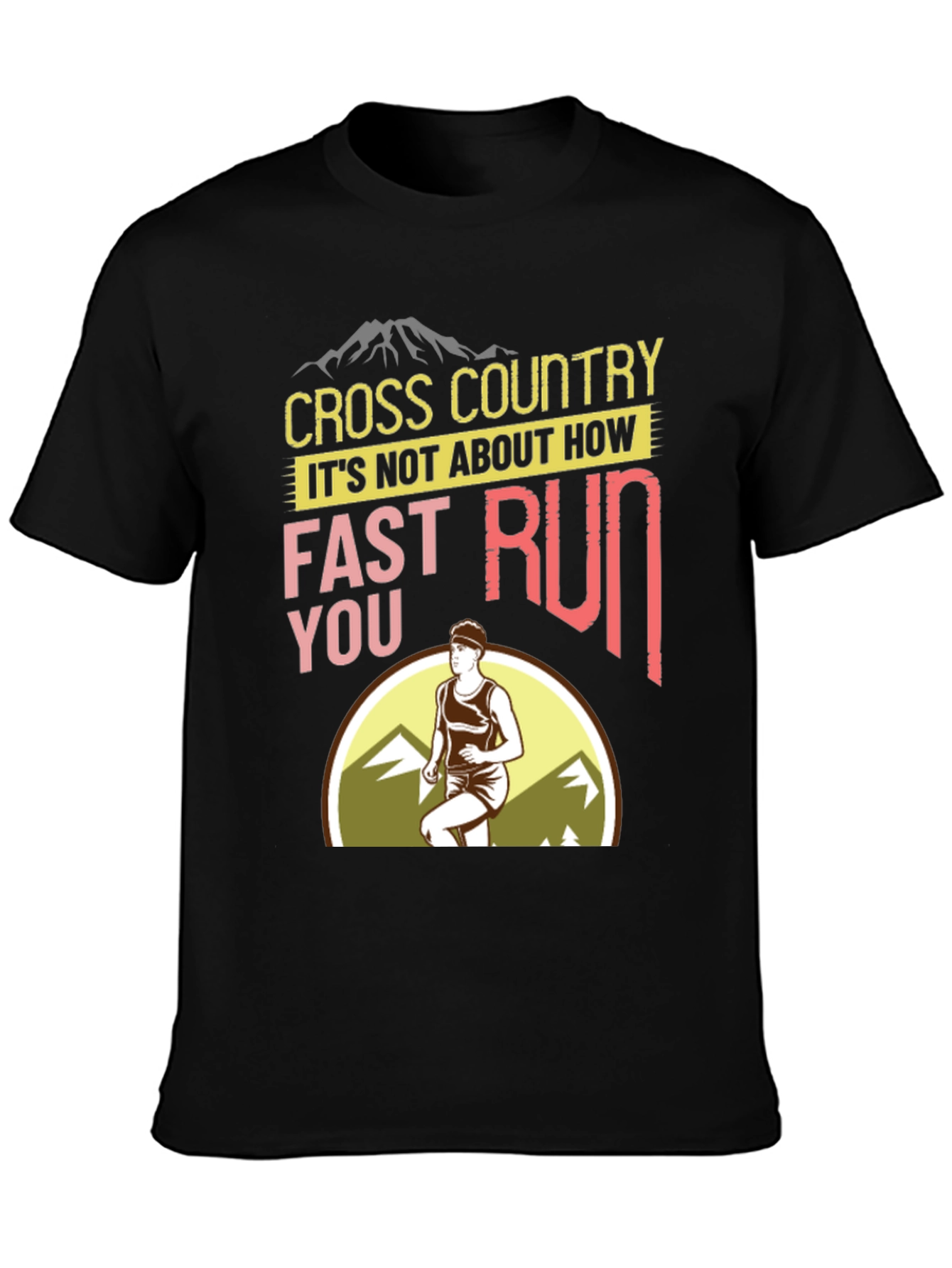 Cross Country Running Graphic T-Shirt