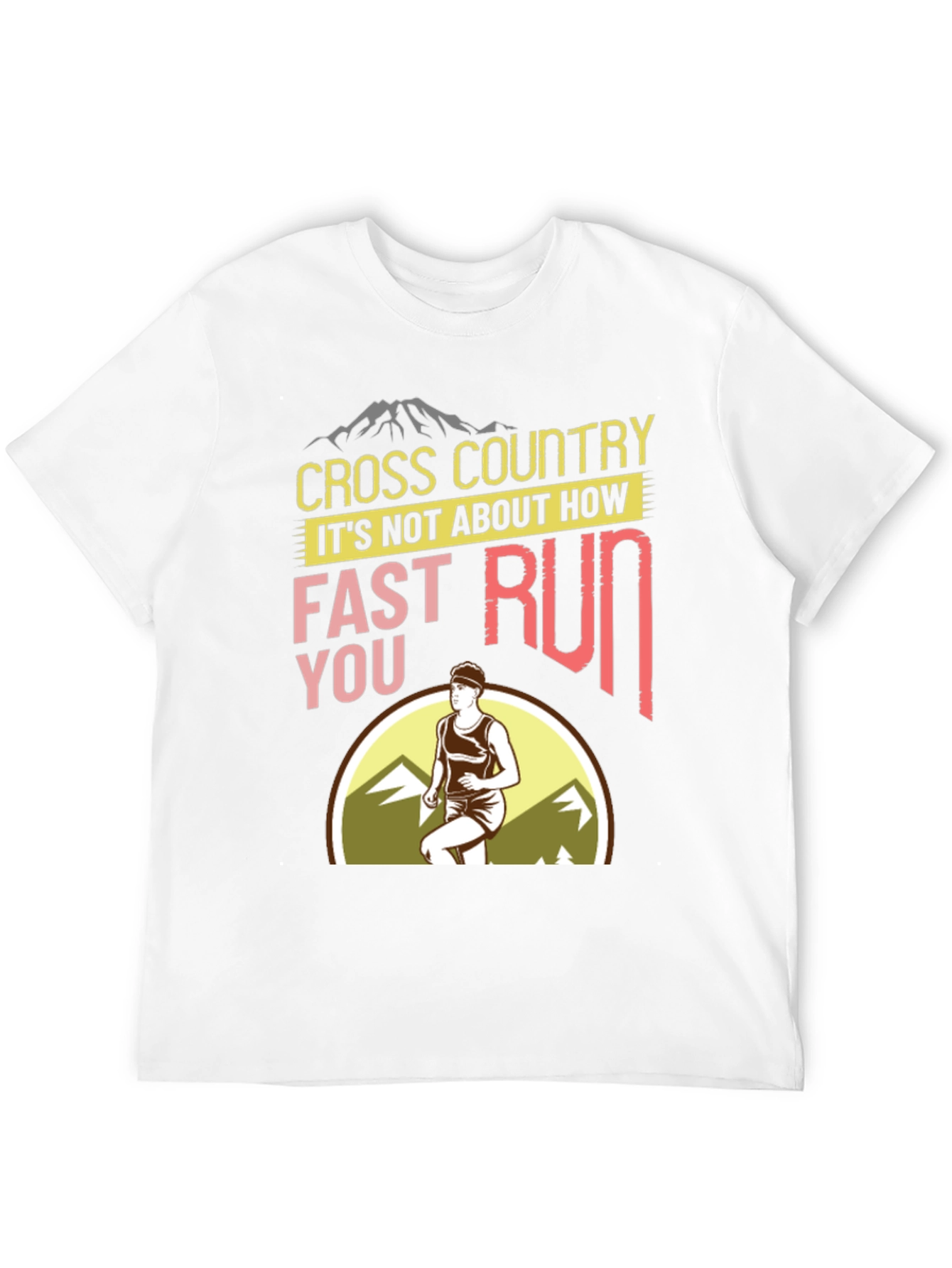 Cross Country Running Graphic T-Shirt