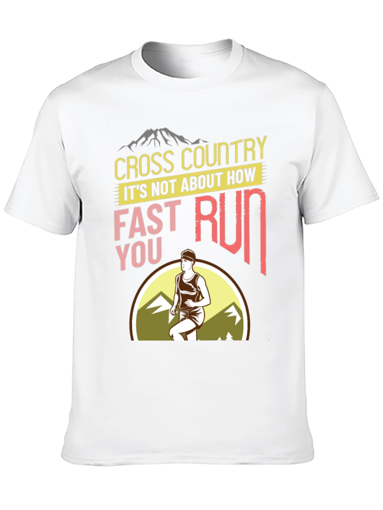 Cross Country Running Graphic T-Shirt