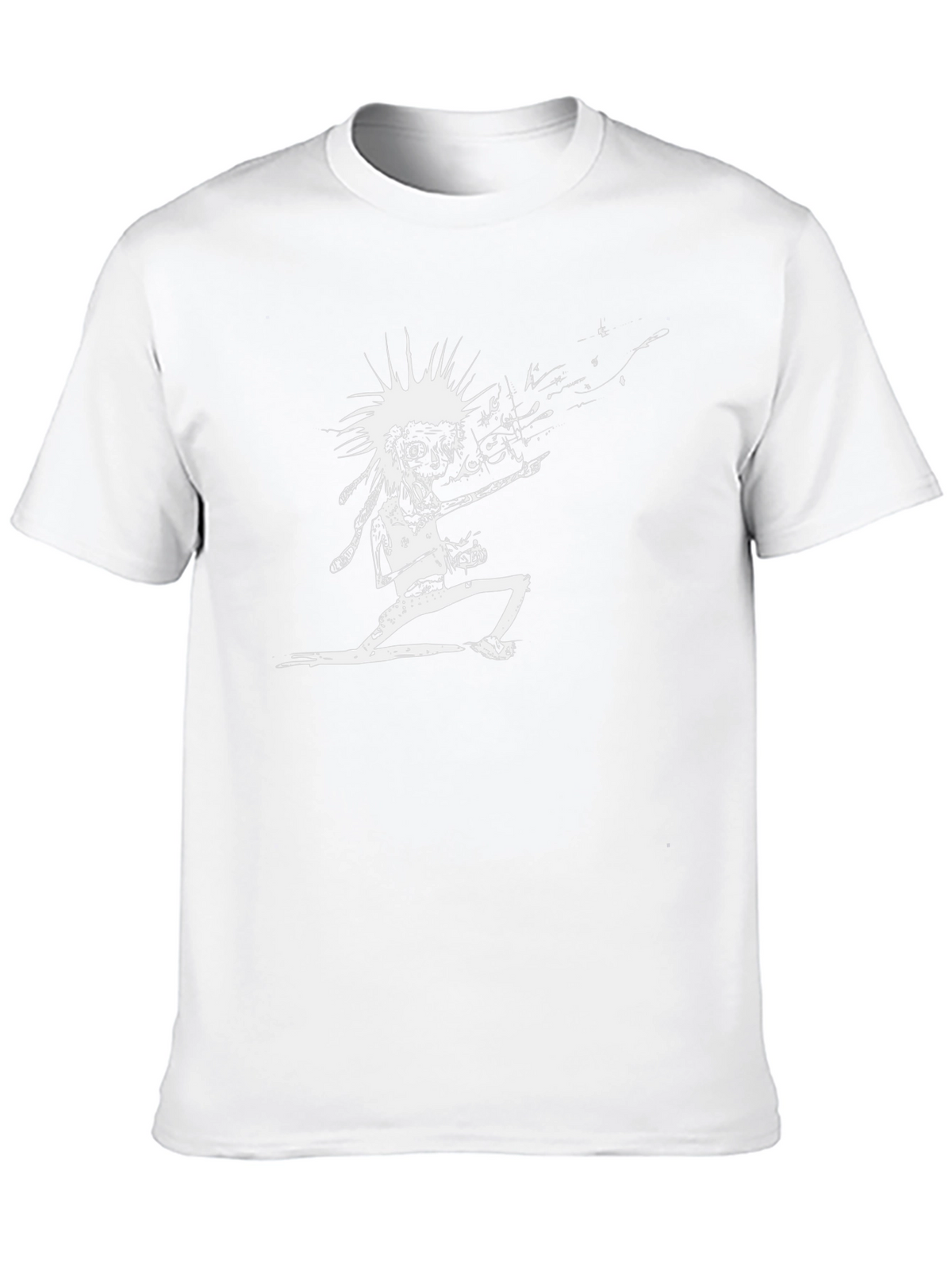 Edgy Punk Rock T-Shirt: Black Graphic Tee