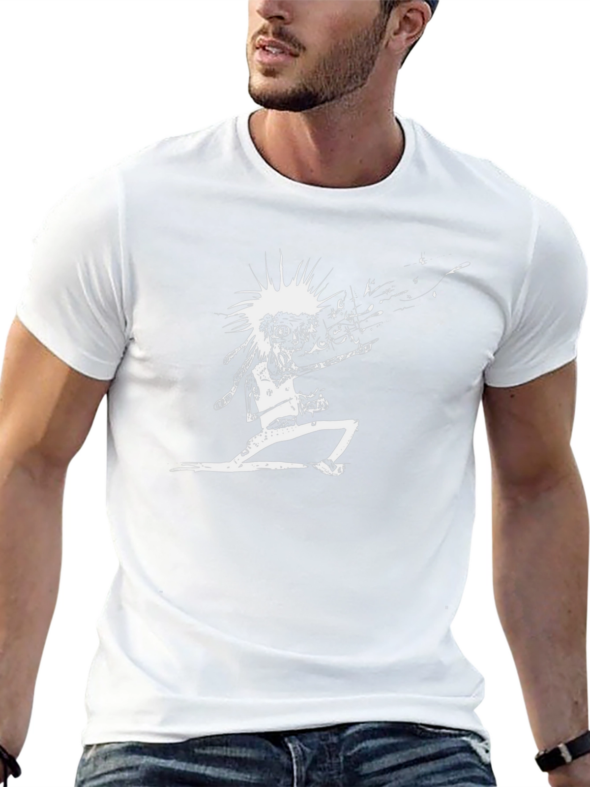 Edgy Punk Rock T-Shirt: Black Graphic Tee