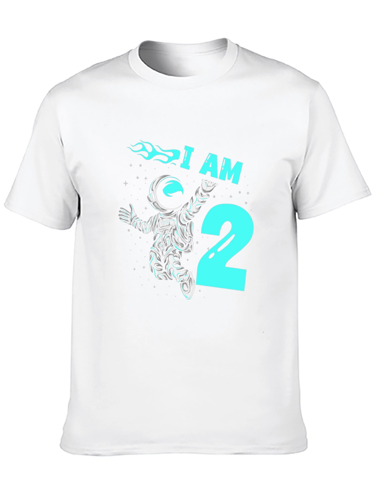 I AM 2nd Birthday Astronaut T-Shirt
