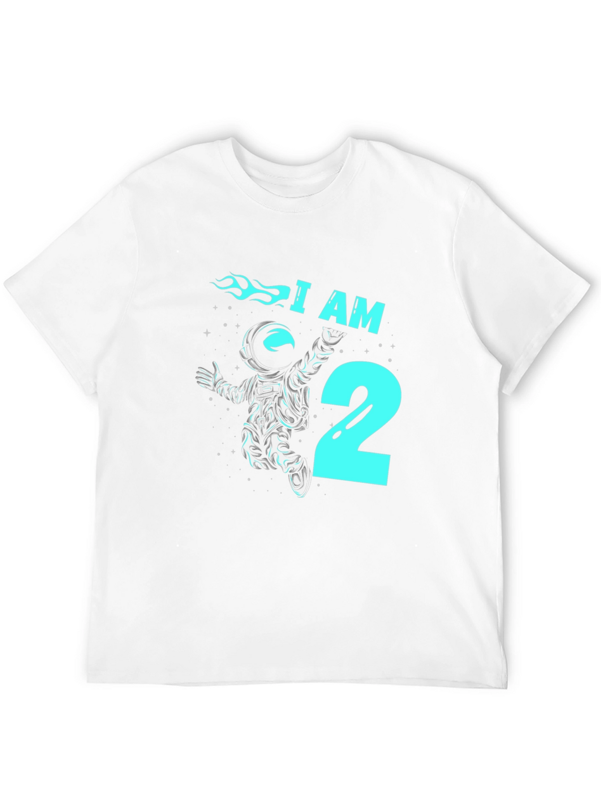 I AM 2nd Birthday Astronaut T-Shirt