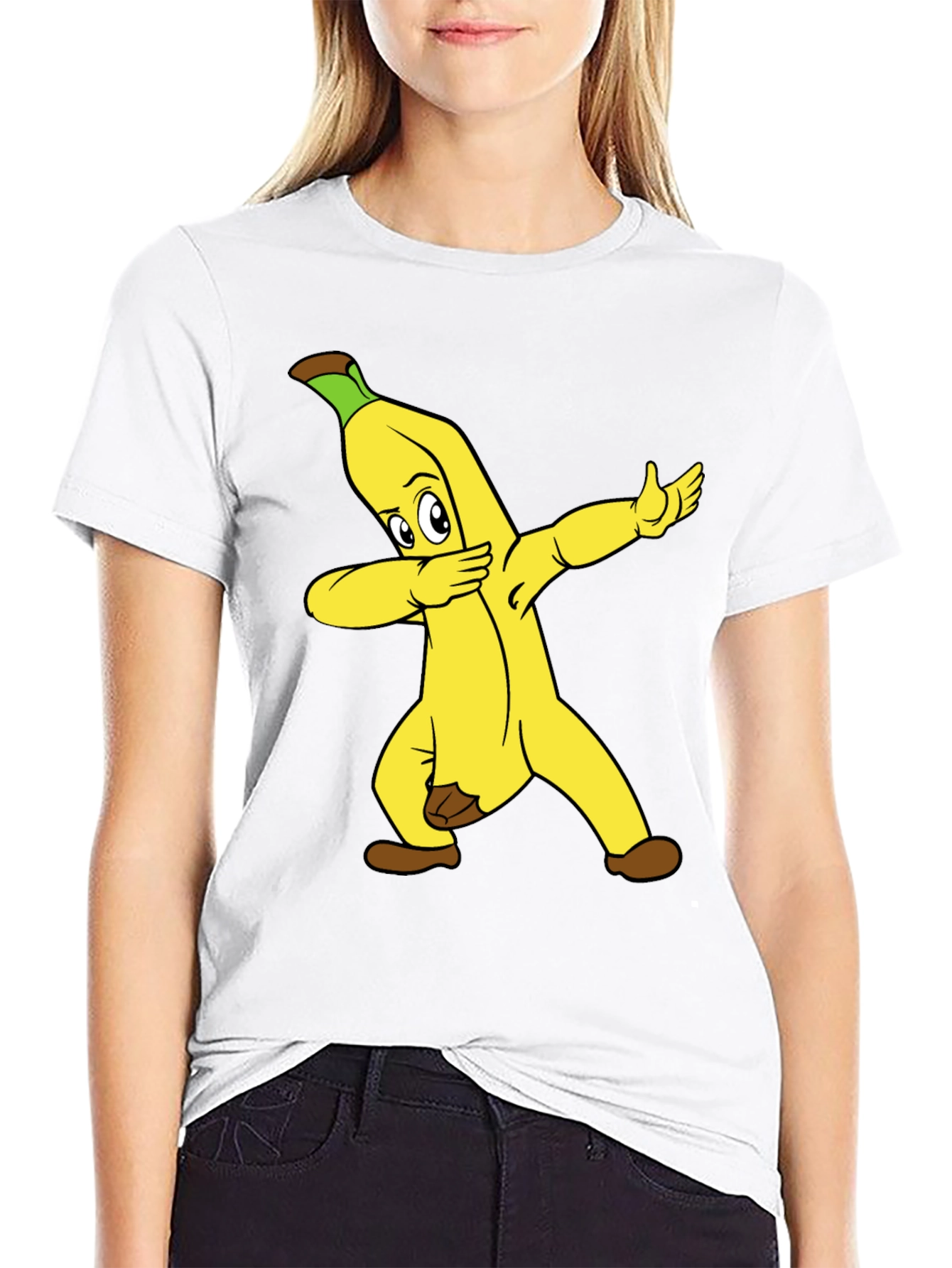 Dabbing Banana T-Shirt - Funny Fruit Tee