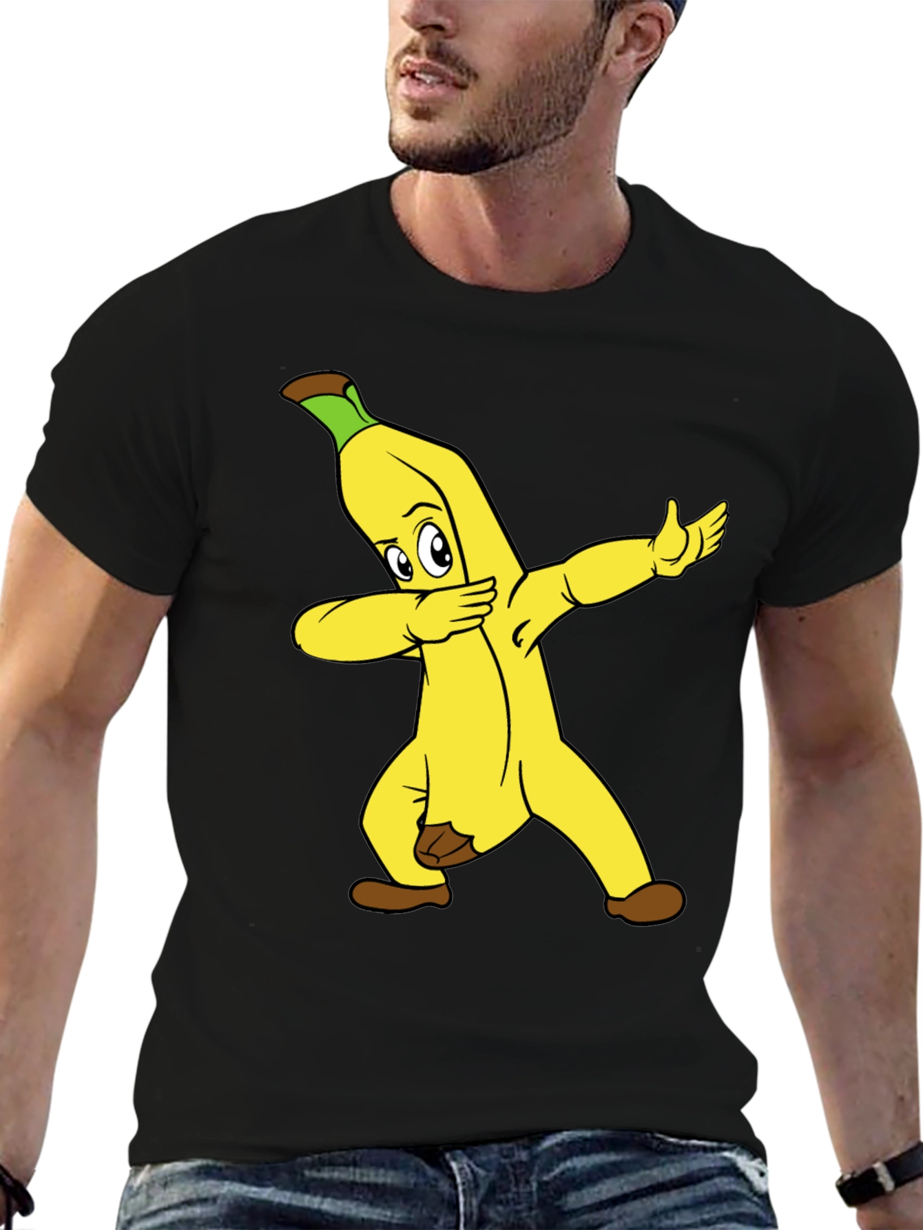 Dabbing Banana T-Shirt - Funny Fruit Tee