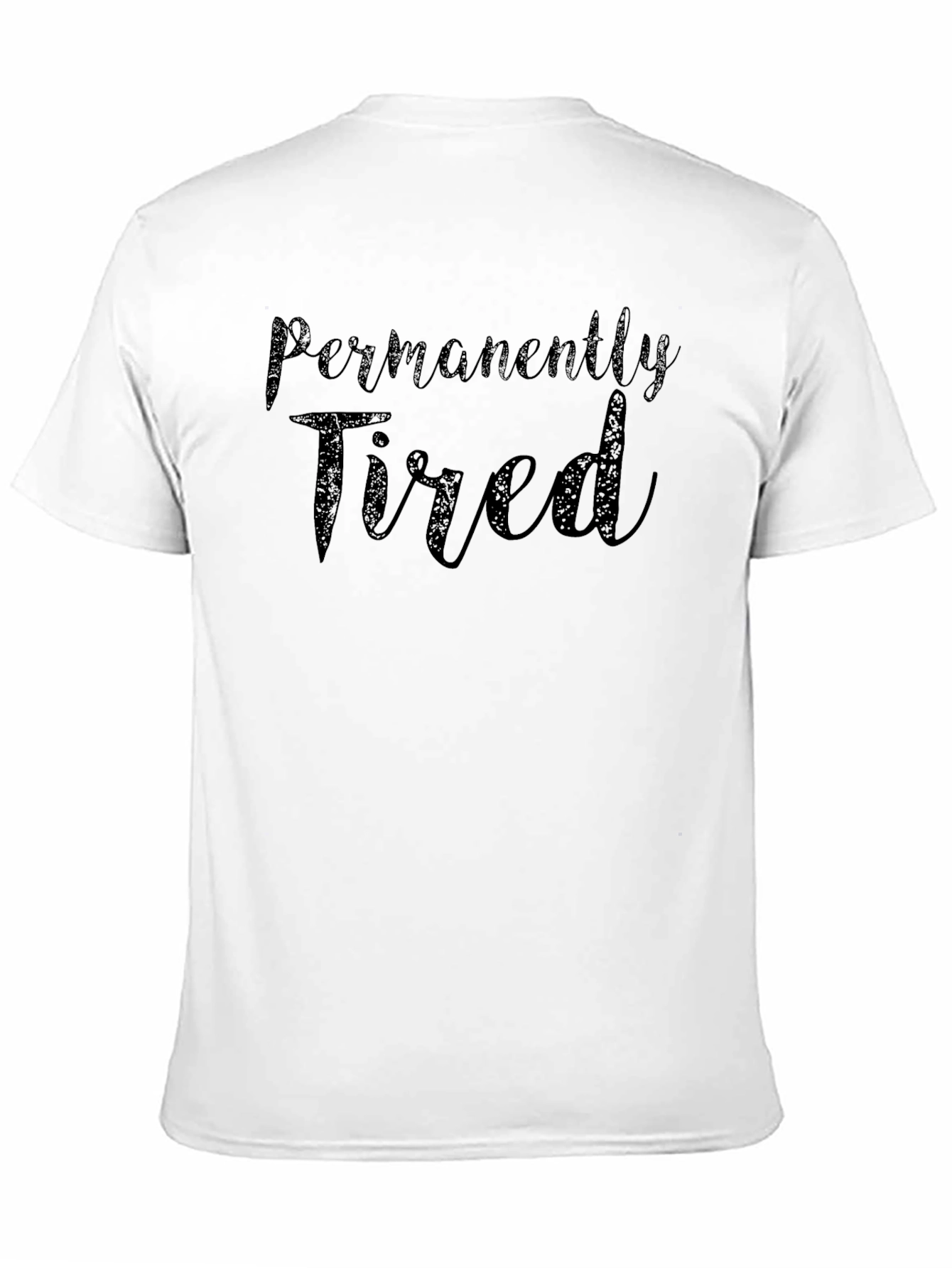 Permanently Tired Graphic Tee - Black