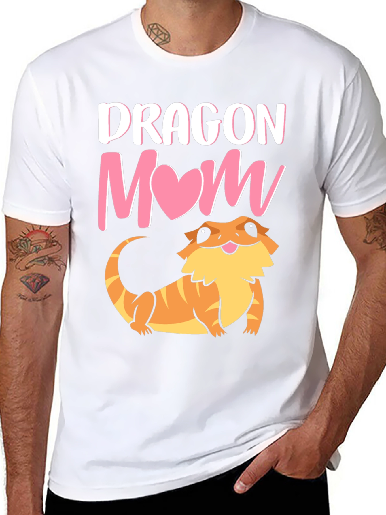 Dragon Mom T-Shirt - Bearded Dragon Lover Tee